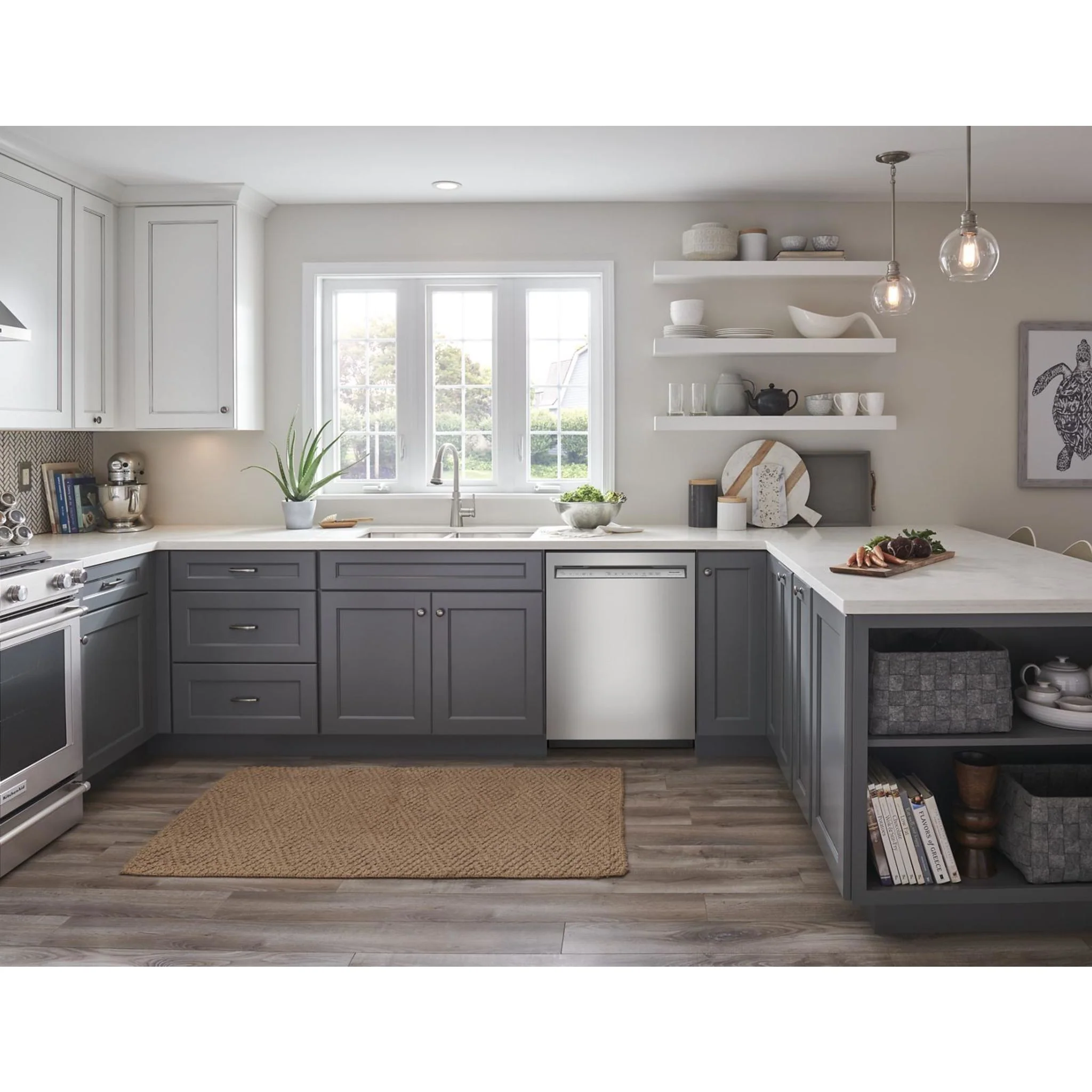 KitchenAid 47 dBA Two-Rack Dishwasher in PrintShield Finish with ProWash Cycle - Stainless Steel (KDFE104KPS) - Image 38