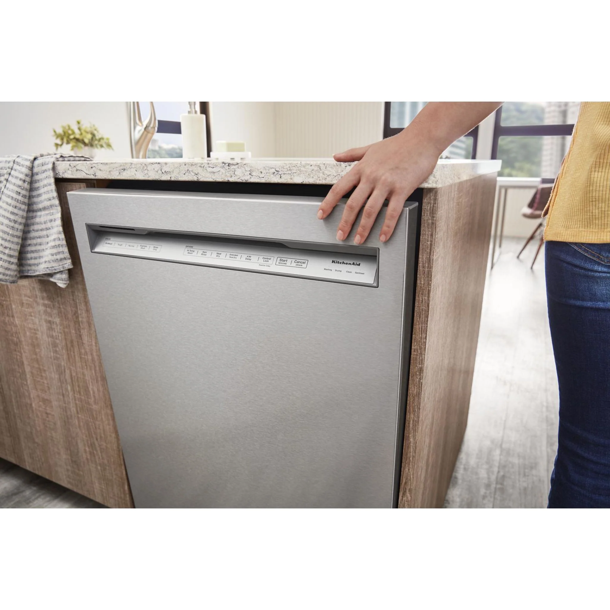 KitchenAid 47 dBA Two-Rack Dishwasher in PrintShield Finish with ProWash Cycle - Stainless Steel (KDFE104KPS) - Image 42