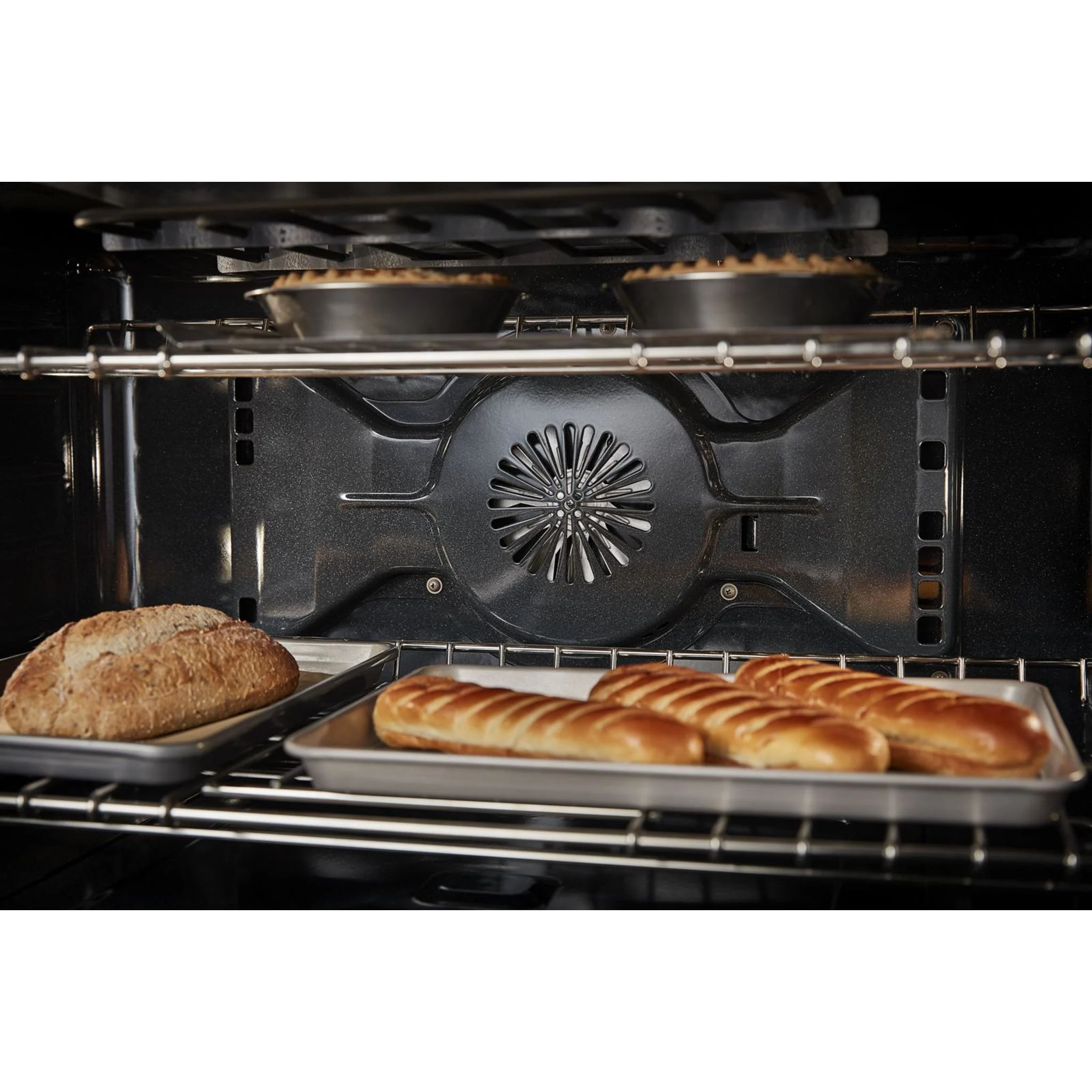 KitchenAid 36'' Smart Commercial-Style Dual Fuel Range with 6 Burners - Passion Red (KFDC506JPA) - Image 10
