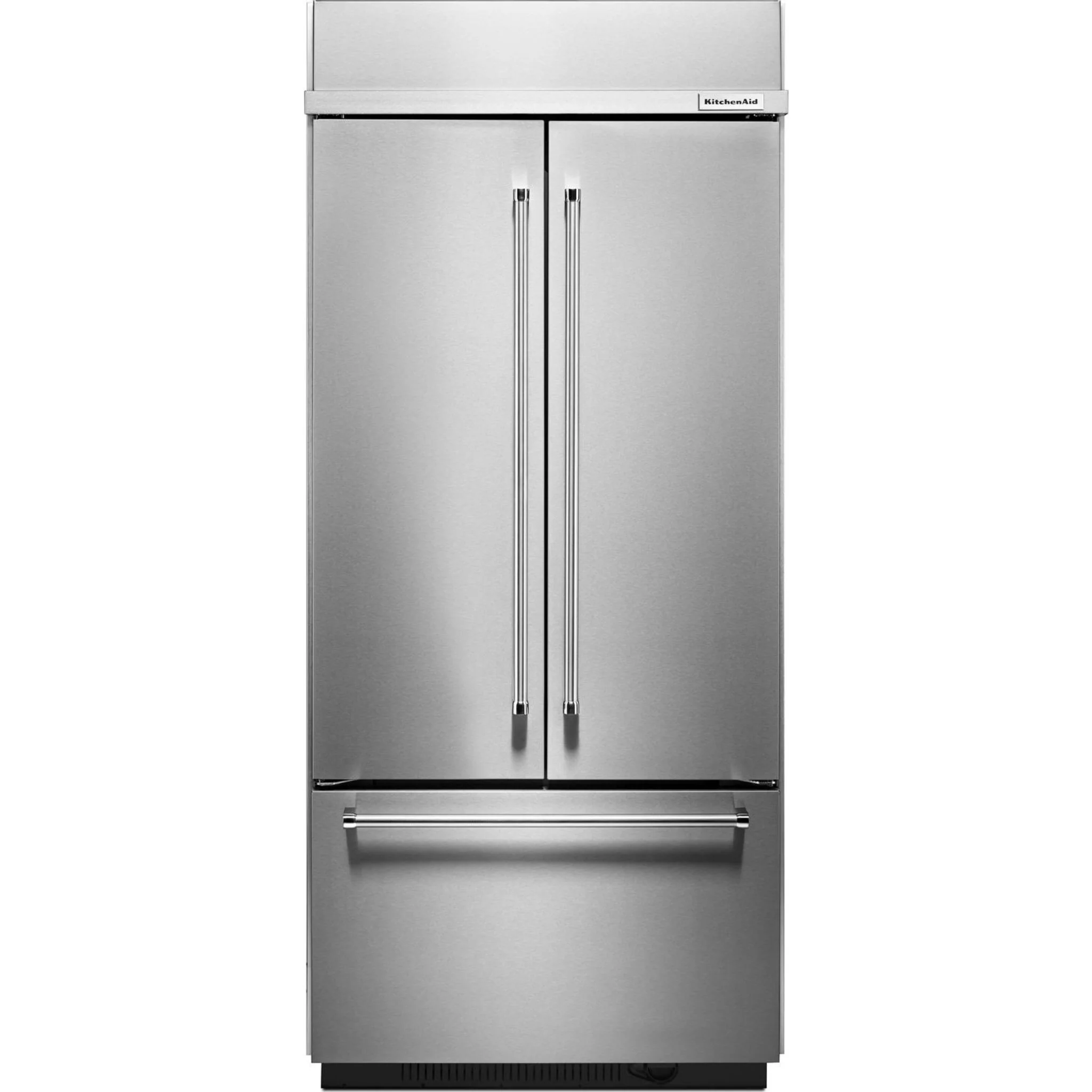KitchenAid 20.8 cu.ft. 36" Width Built In Stainless Steel French Door Refrigerator with Platinum Interior Design - Stainless Steel (KBFN506ESS) - Image 35
