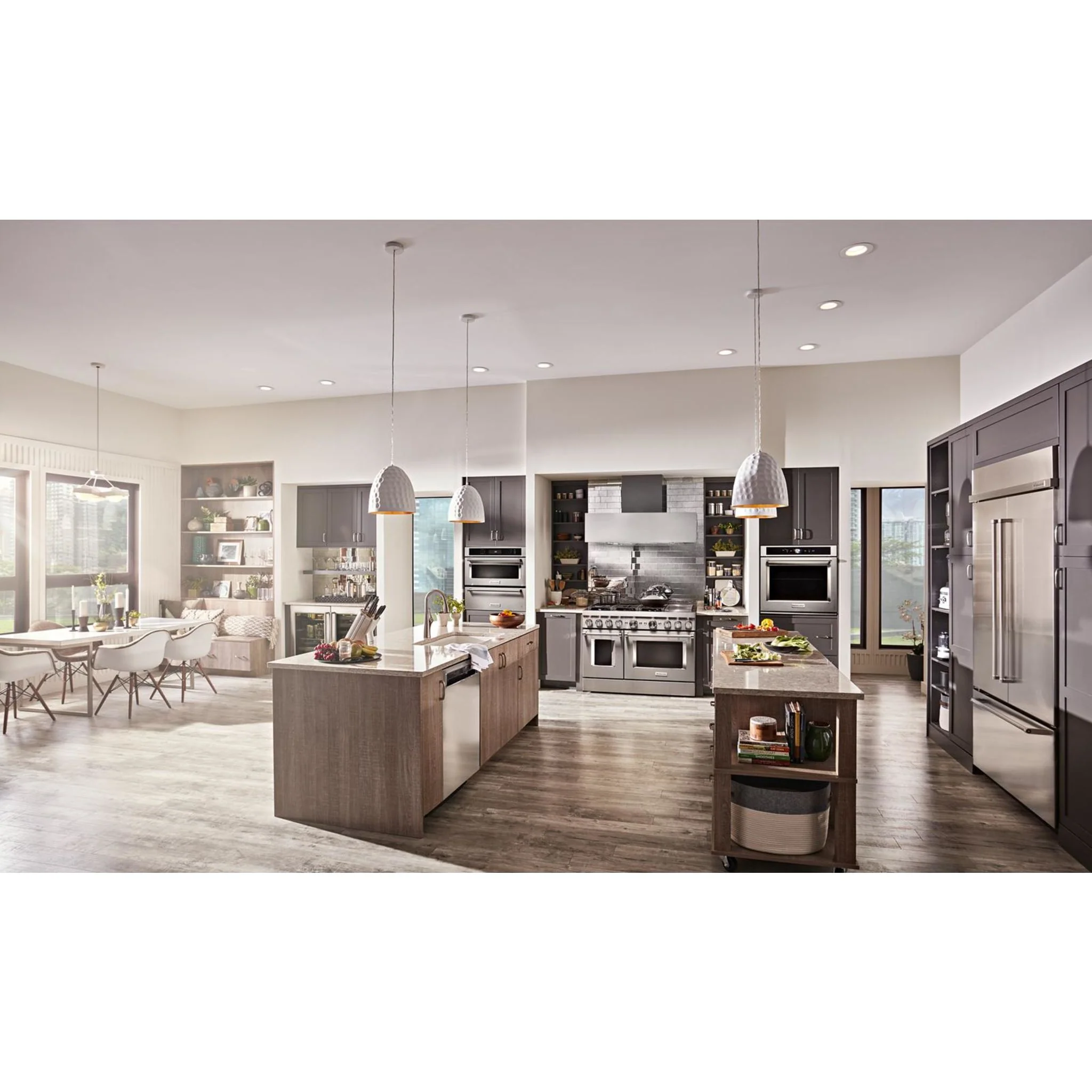 KitchenAid 24.2 cu.ft. 42" Width Built-In Stainless French Door Refrigerator with Platinum Interior Design - Stainless Steel (KBFN502ESS) - Image 18
