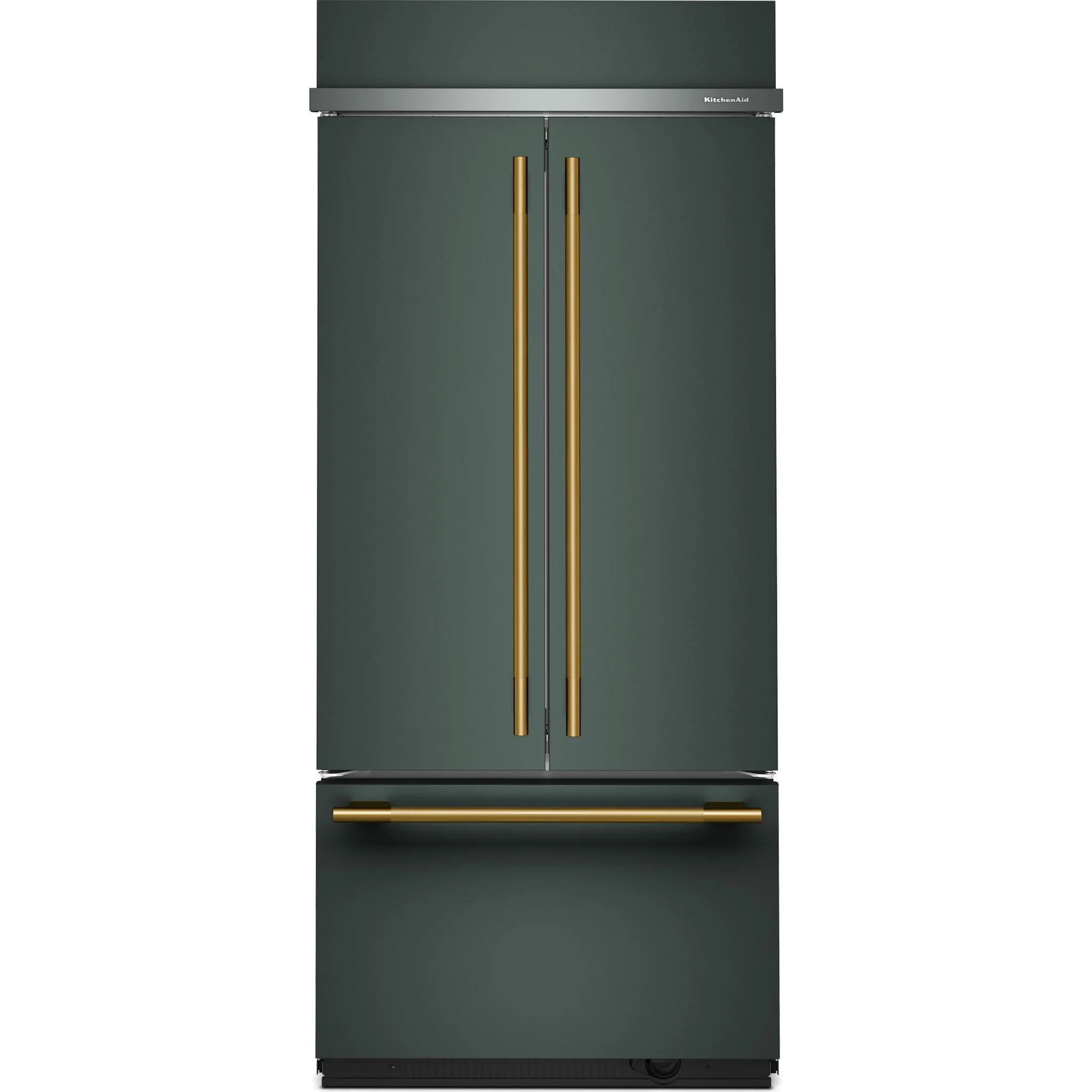 KitchenAid 20.8 Cu. Ft. 36" Built-In French Door Bottom Mount Refrigerator with Platinum Interior - Juniper (KBFN536SJP) - Image 3