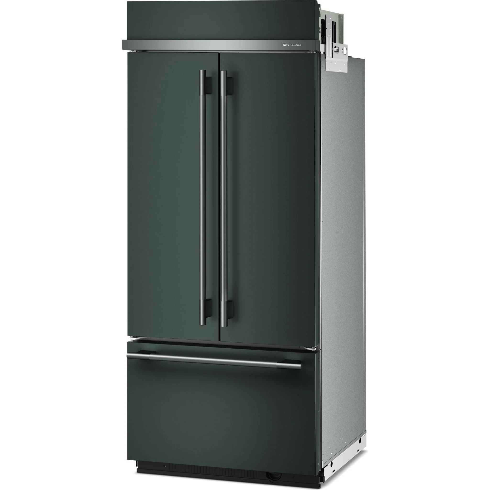 KitchenAid 20.8 Cu. Ft. 36" Built-In French Door Bottom Mount Refrigerator with Platinum Interior - Juniper (KBFN536SJP) - Image 5