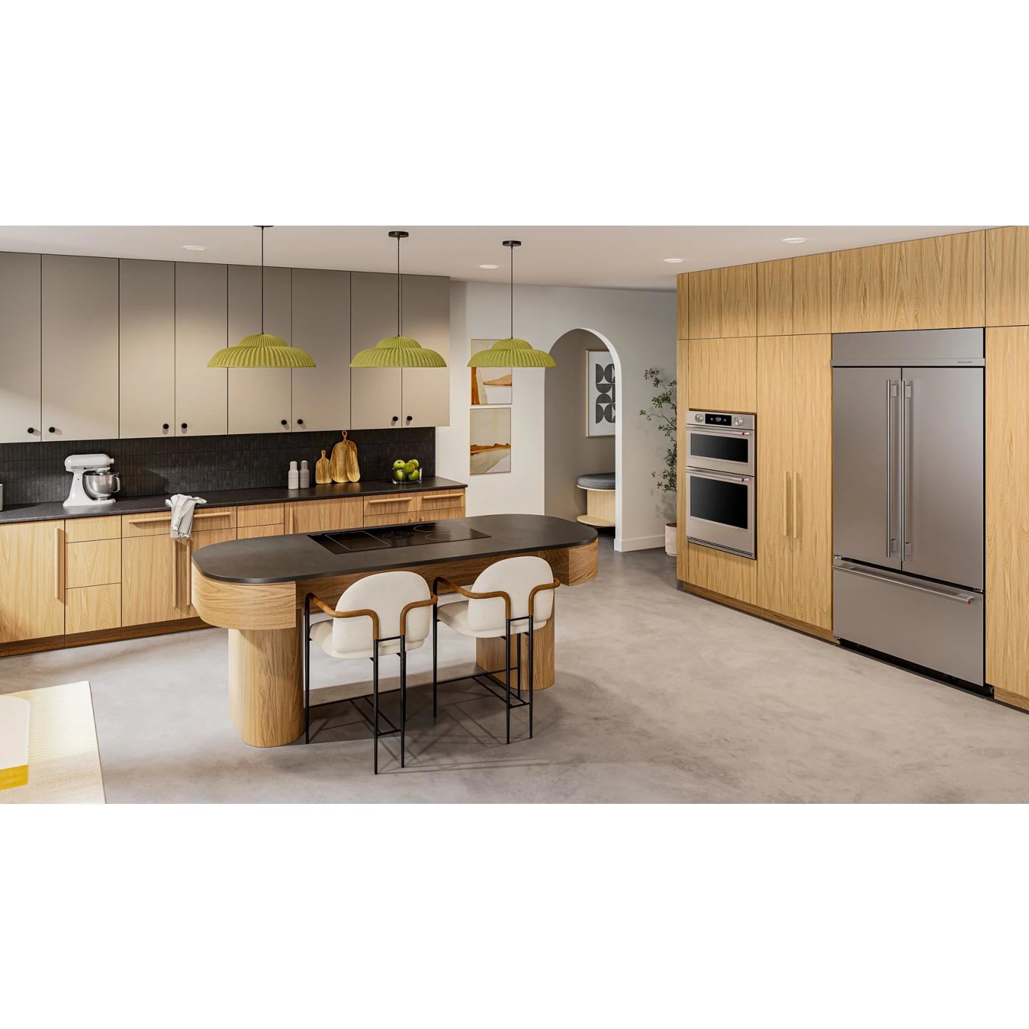 KitchenAid 24.2 Cu. Ft. 42" Built-In French Door Bottom Mount Refrigerator with Platinum Interior - PrintShield Stainless Steel (KBFN542SPS) - Image 14
