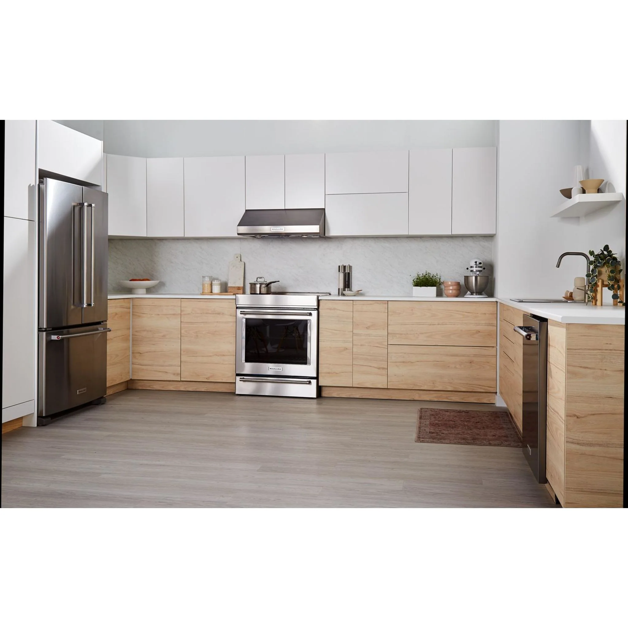 KitchenAid  20 cu.ft. 36" Width Counter-Depth French Door Refrigerator with Interior Dispense (KRFC300ESS) - Image 10