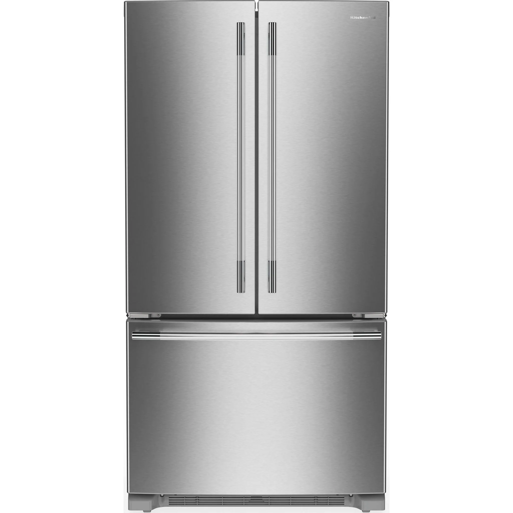 KitchenAid 25 Cu. Ft. 36-Inch Standard-Depth French Door Refrigerator with Internal Water Dispenser -PrintShield Stainless (KRFF136SPS)