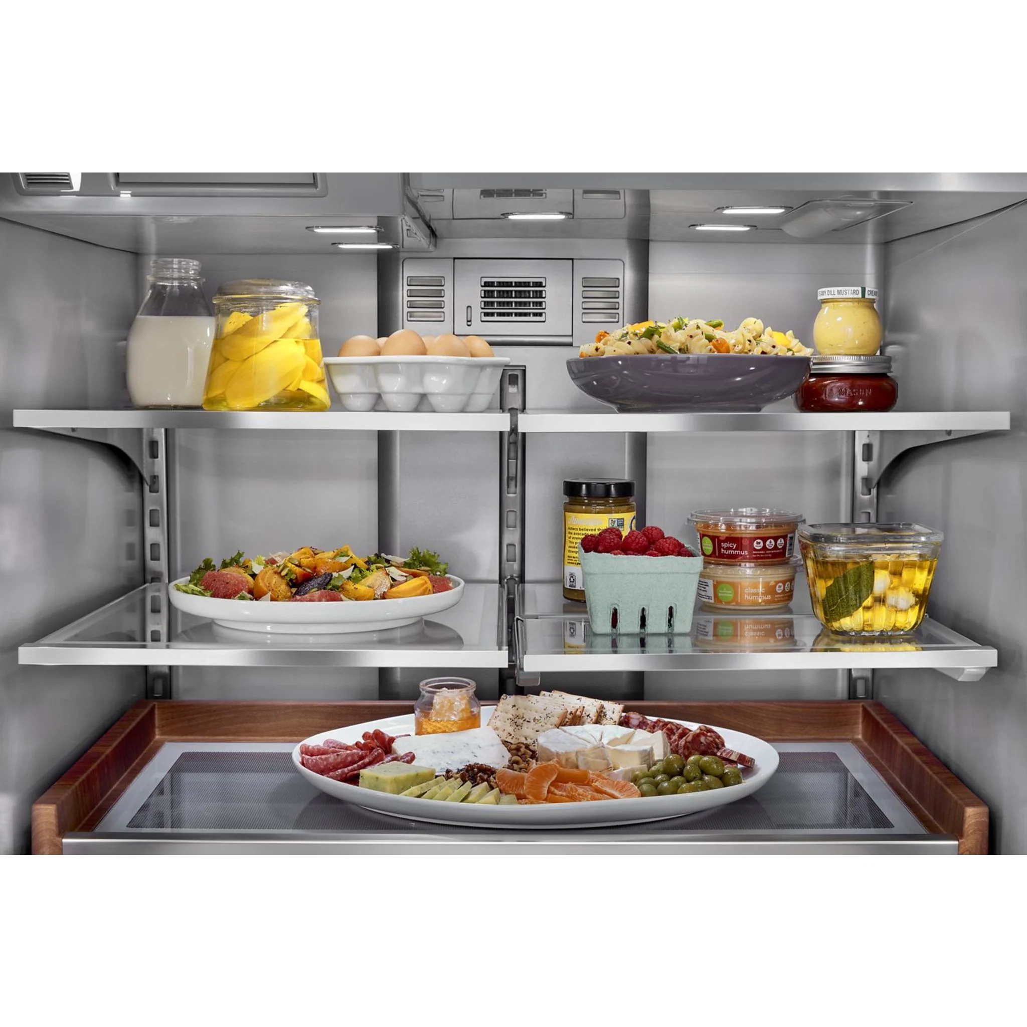 KitchenAid 26.8 cu.ft. Standard-Depth French Door Refrigerator with Exterior Ice and Water Dispenser - Stainless Steel with PrintShield™ Finish (KRFF577KPS) - Image 19