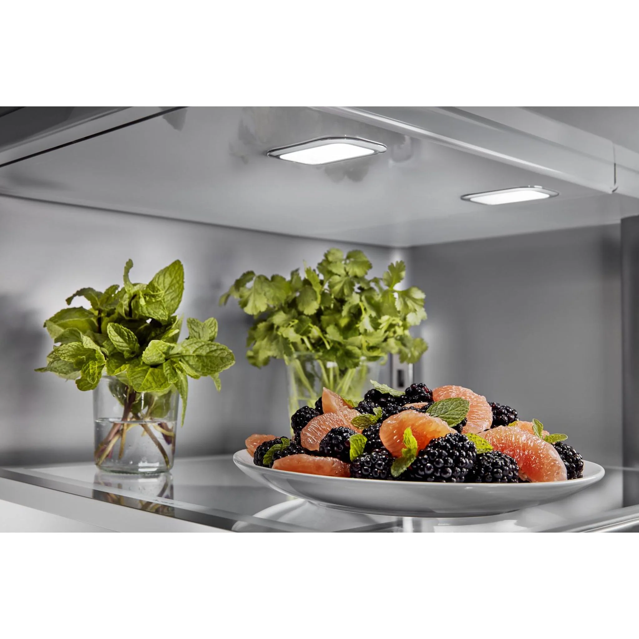 KitchenAid 26.8 cu.ft. Standard-Depth French Door Refrigerator with Exterior Ice and Water Dispenser - Stainless Steel with PrintShield™ Finish (KRFF577KPS) - Image 35