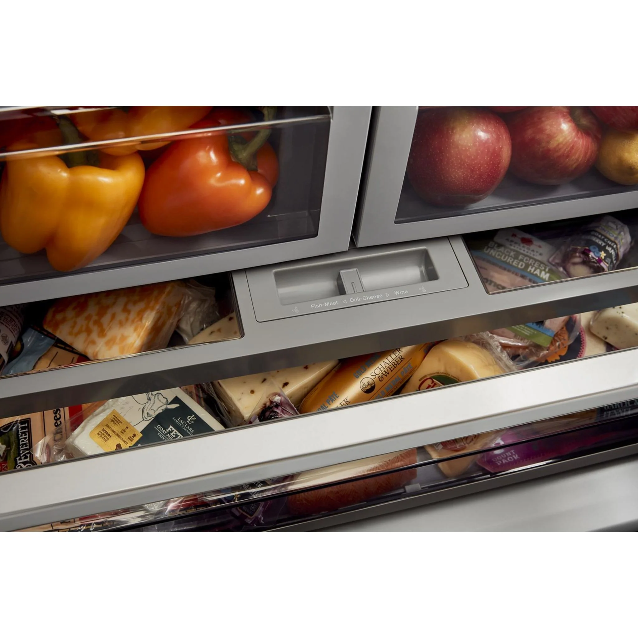 KitchenAid 26.8 cu.ft. Standard-Depth French Door Refrigerator with Exterior Ice and Water Dispenser - Stainless Steel with PrintShield™ Finish (KRFF577KPS) - Image 36