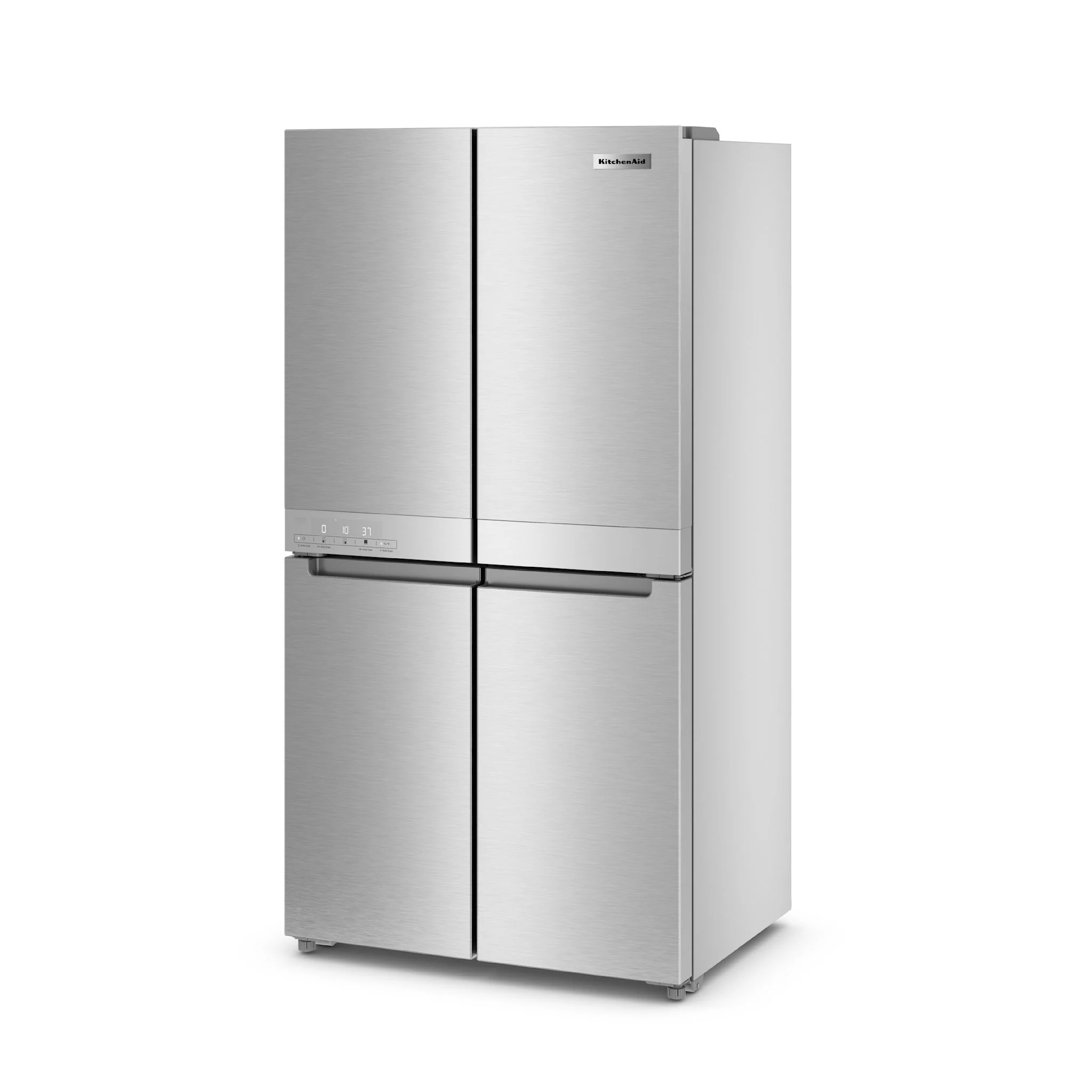 KitchenAid 19.4 cu. ft. 36-inch wide Counter-Depth 4-Door Refrigerator with PrintShieldFinish -PrintShield™ Stainless Finish (KRQC506MPS) - Image 13