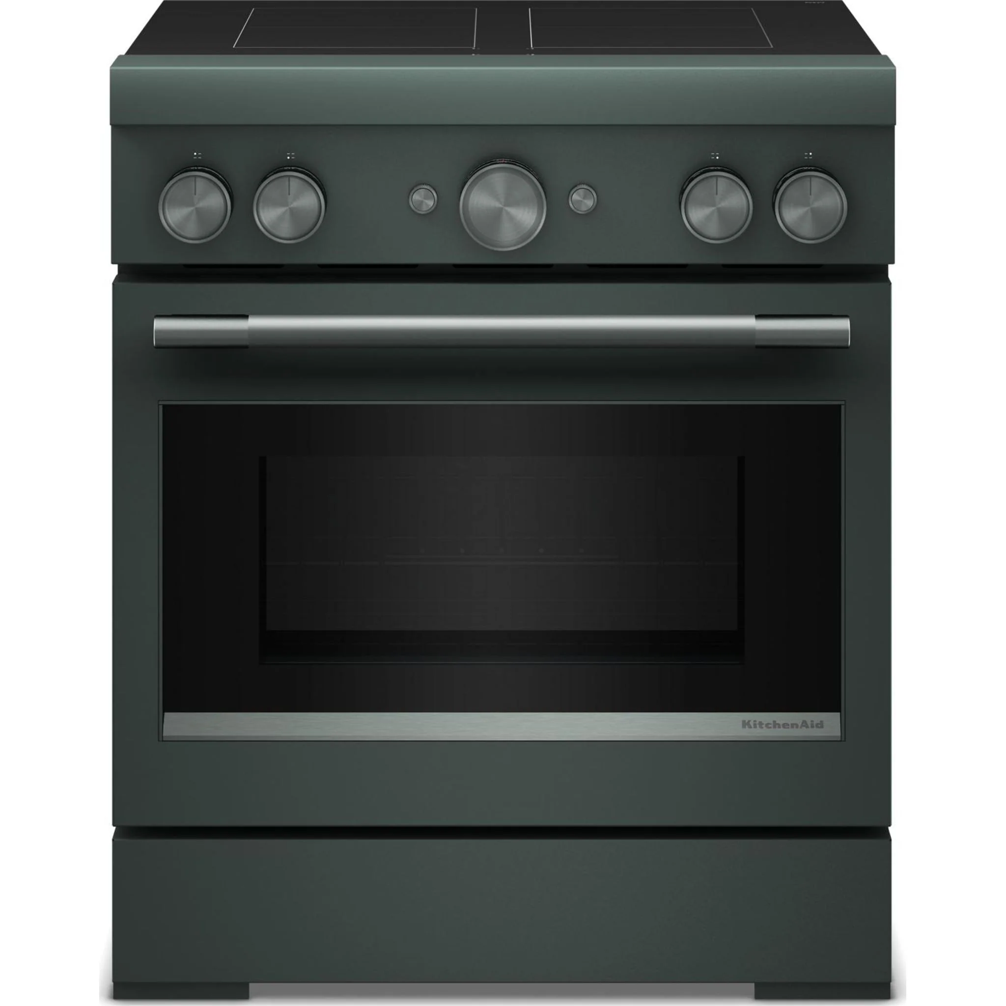KitchenAid 30-Inch 4-Element Induction Freestanding Commercial-Style Range with Air Fry -Juniper (KFIS930SJP)