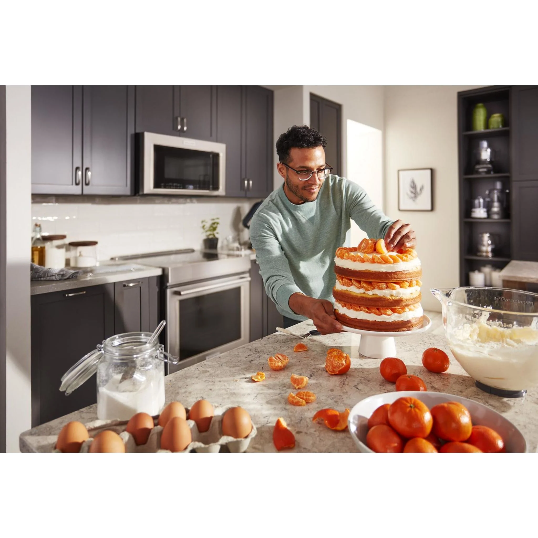 KitchenAid 30" 4-Element Induction Convection Front Control Range with Baking Drawer (KSIB900ESS) - Image 29