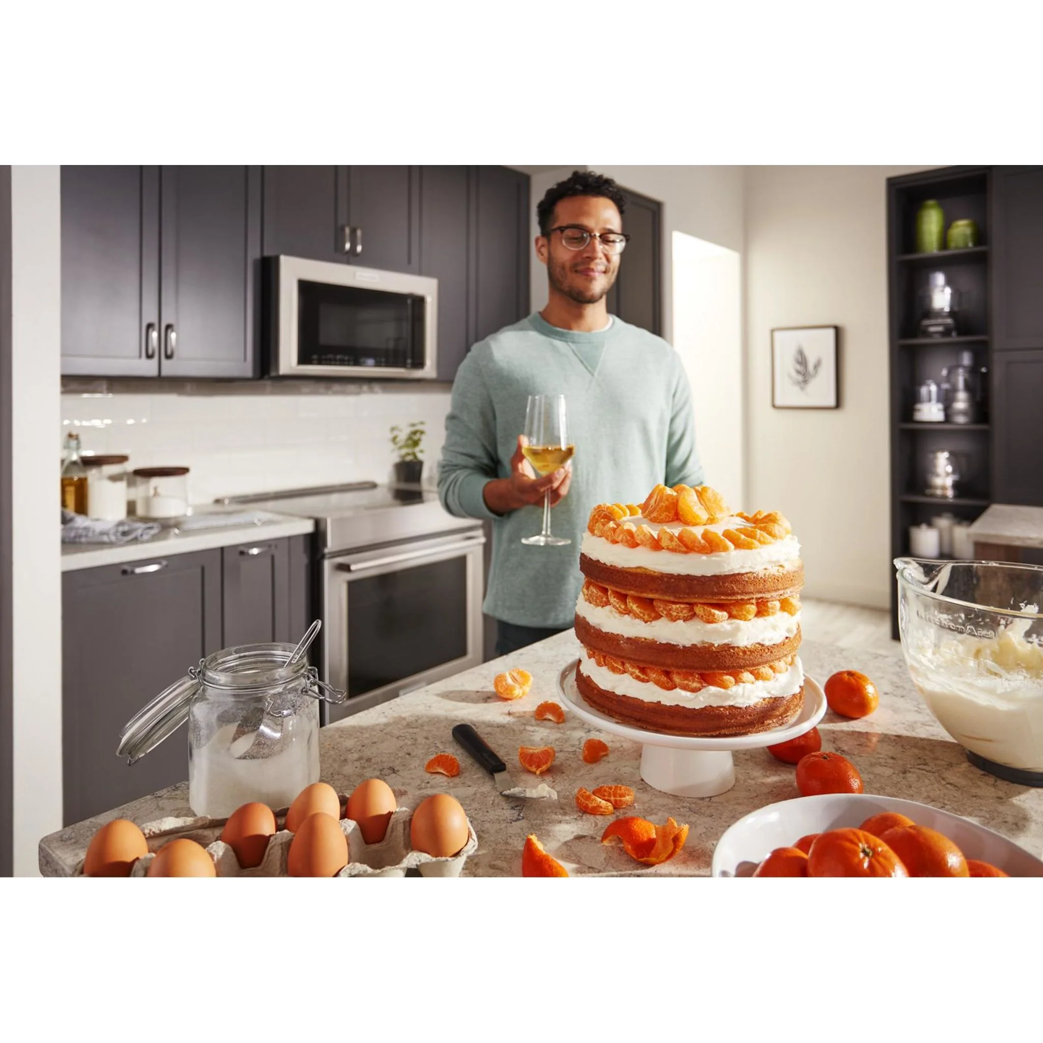 KitchenAid 30" 4-Element Induction Convection Front Control Range with Baking Drawer (KSIB900ESS) - Image 32
