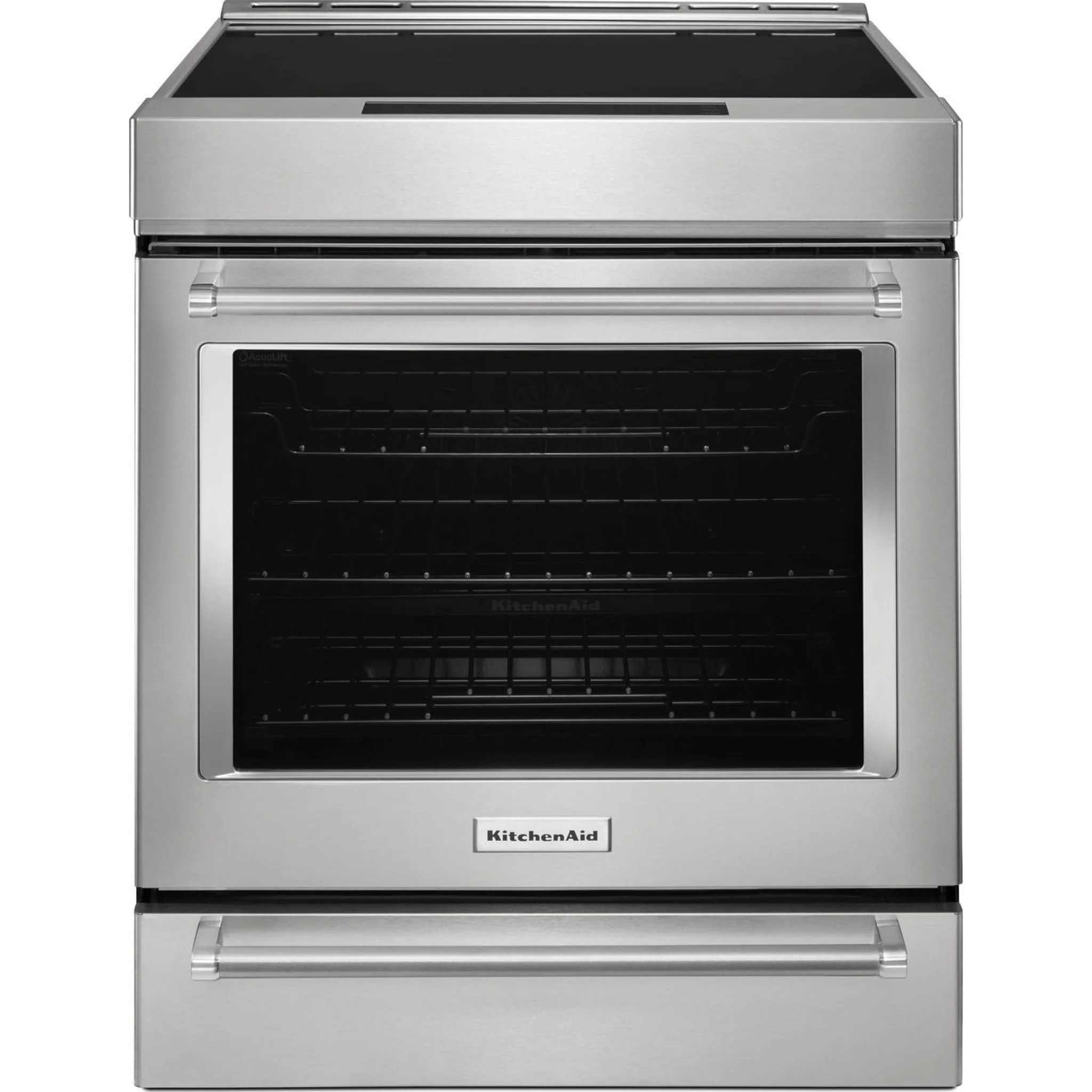 KitchenAid 30" 4-Element Induction Convection Front Control Range with Baking Drawer (KSIB900ESS) - Image 40