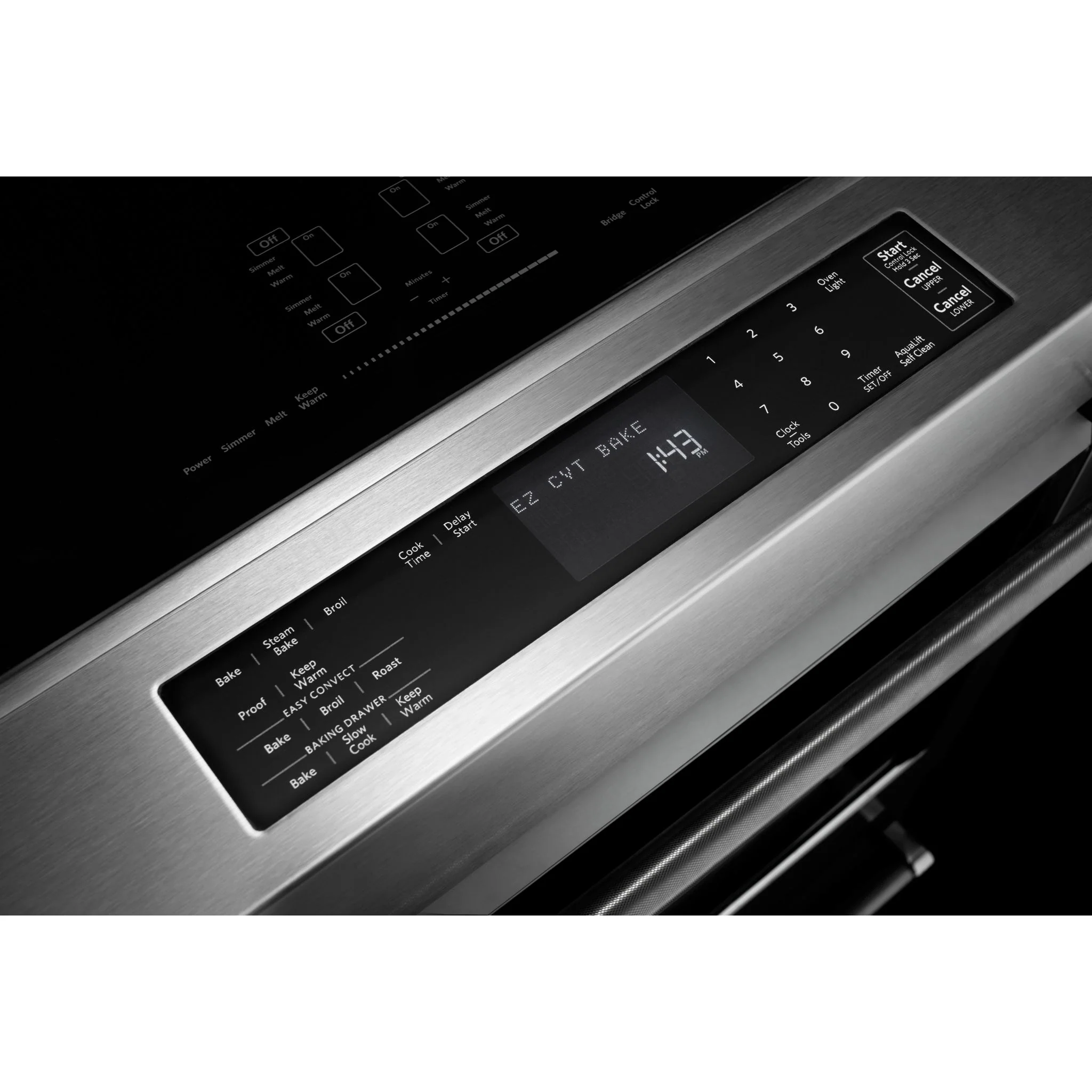 KitchenAid 30" 4-Element Induction Convection Front Control Range with Baking Drawer (KSIB900ESS) - Image 8