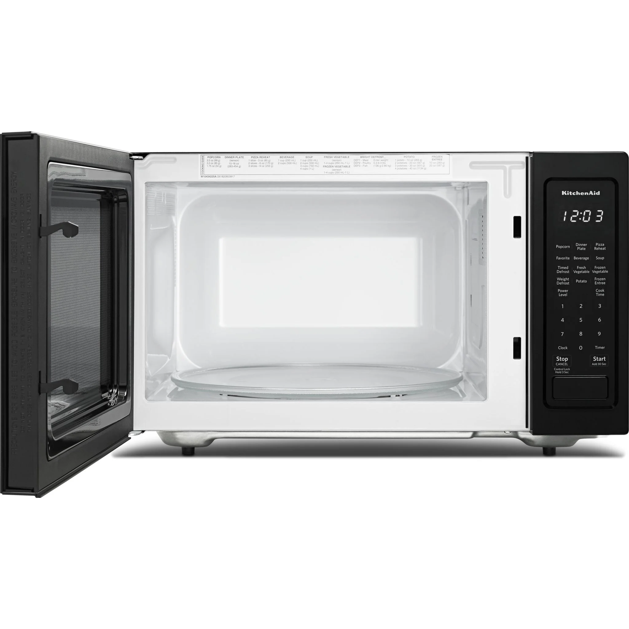 KitchenAid 21 3/4" Countertop Convection Microwave Oven with PrintShield Finish - 1000 Watt (KMCC5015GBS) - Image 2