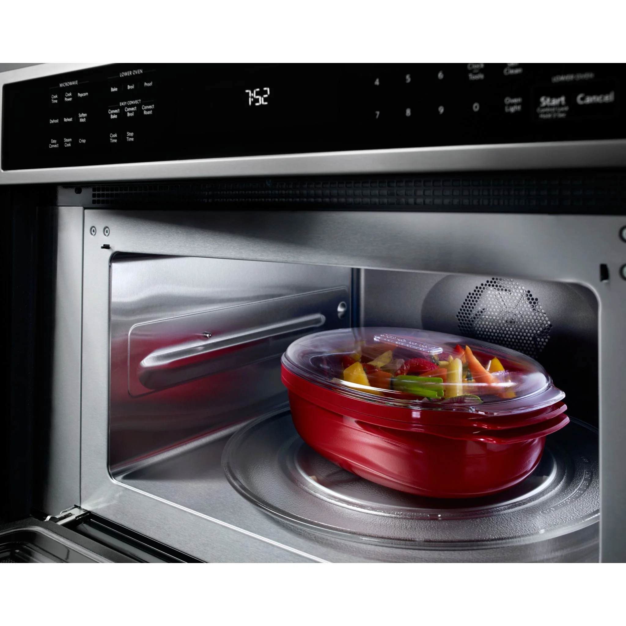 KitchenAid 30" Combination Wall Oven with Even-Heat True Convection (Lower Oven) (KOCE500ESS) - Image 4