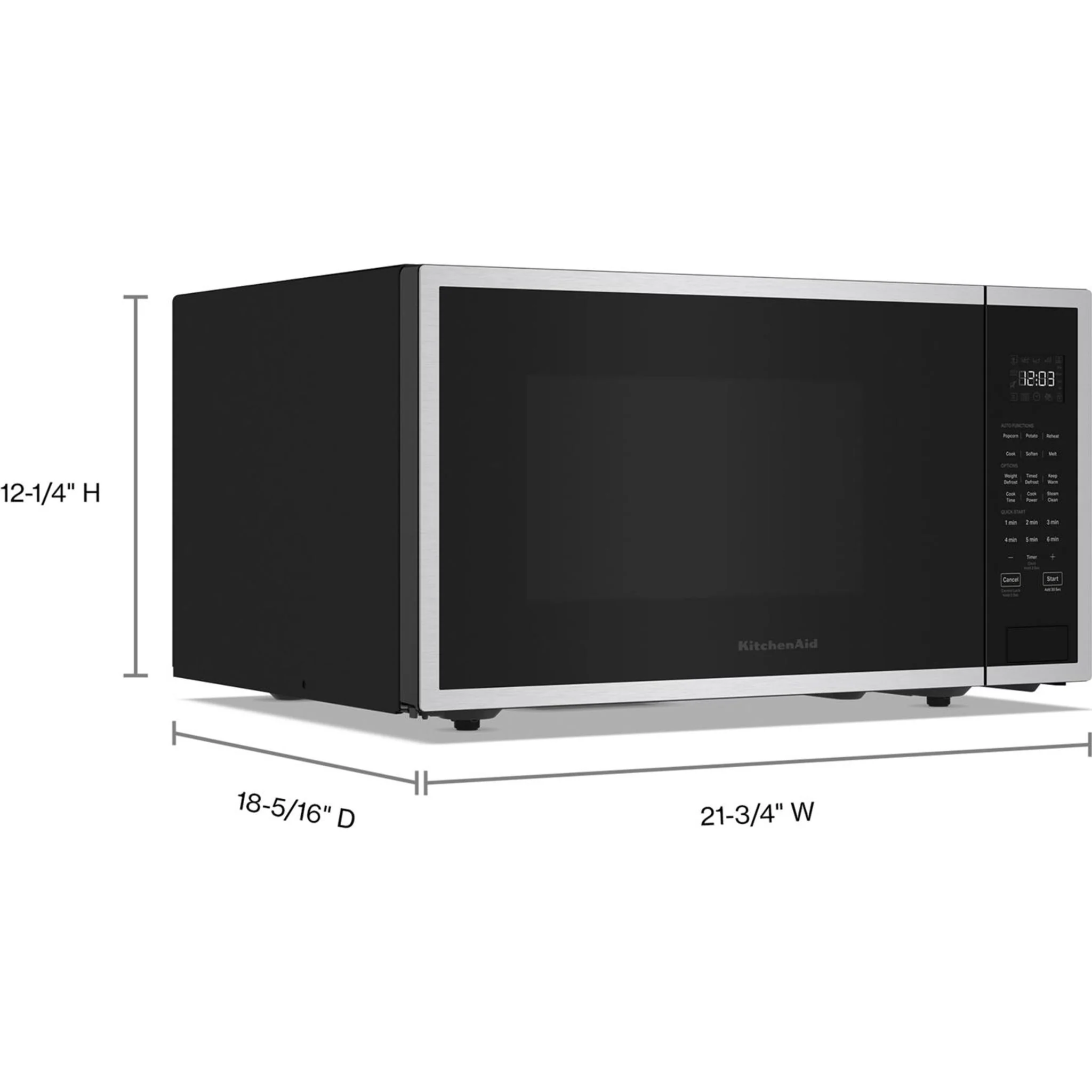 KitchenAid Microwave (YKMCS122PPS) - PrintShield Stainless - Image 11
