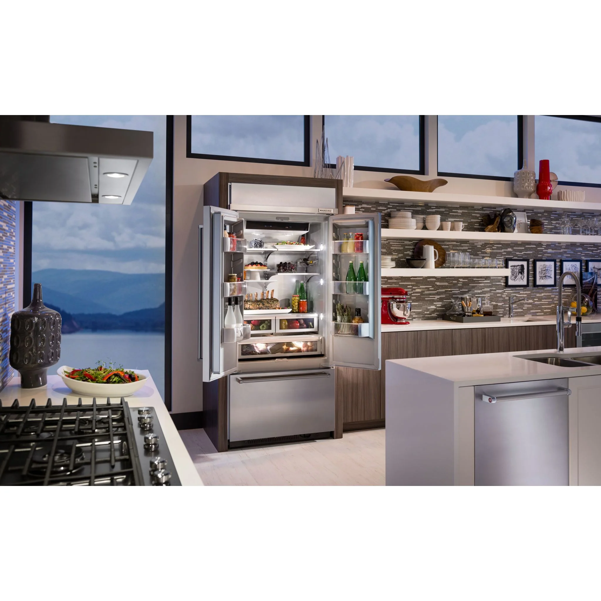 KitchenAid 36" Wall-Mount, 3-Speed Canopy Hood - Stainless Steel (KVWB606DSS) - Image 16