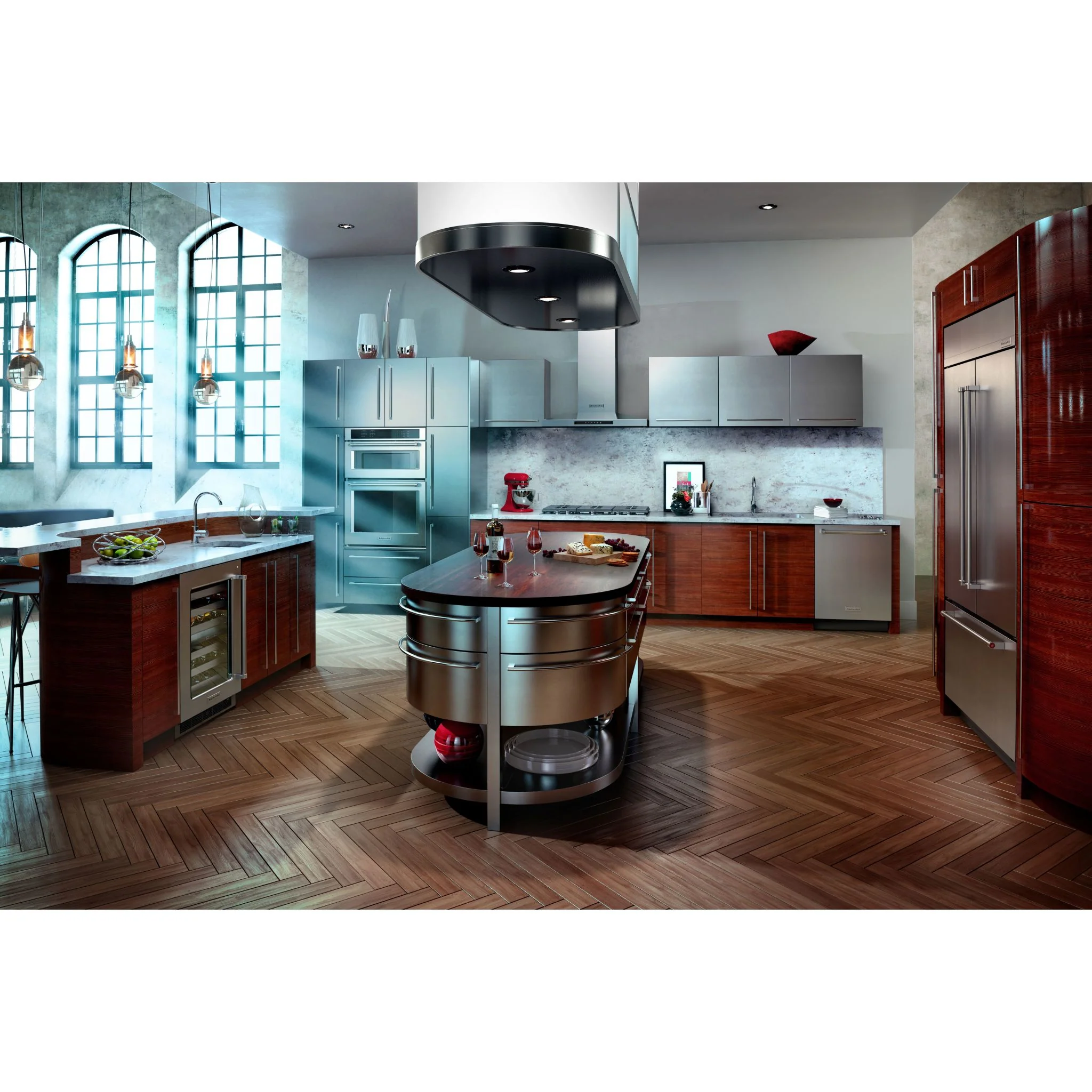 KitchenAid 36" Wall-Mount, 3-Speed Canopy Hood - Stainless Steel (KVWB606DSS) - Image 6