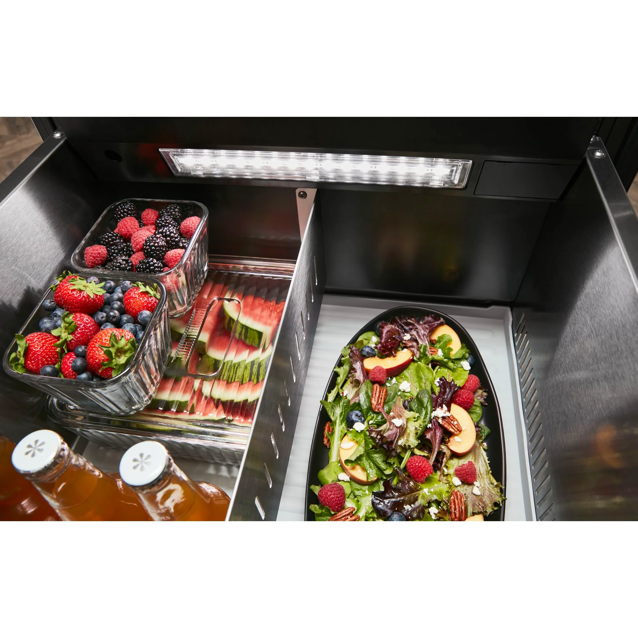 KitchenAid 24" Panel-Ready Undercounter Double-Drawer Refrigerator/Freezer -Panel Ready (KUDF204KPA) - Image 8