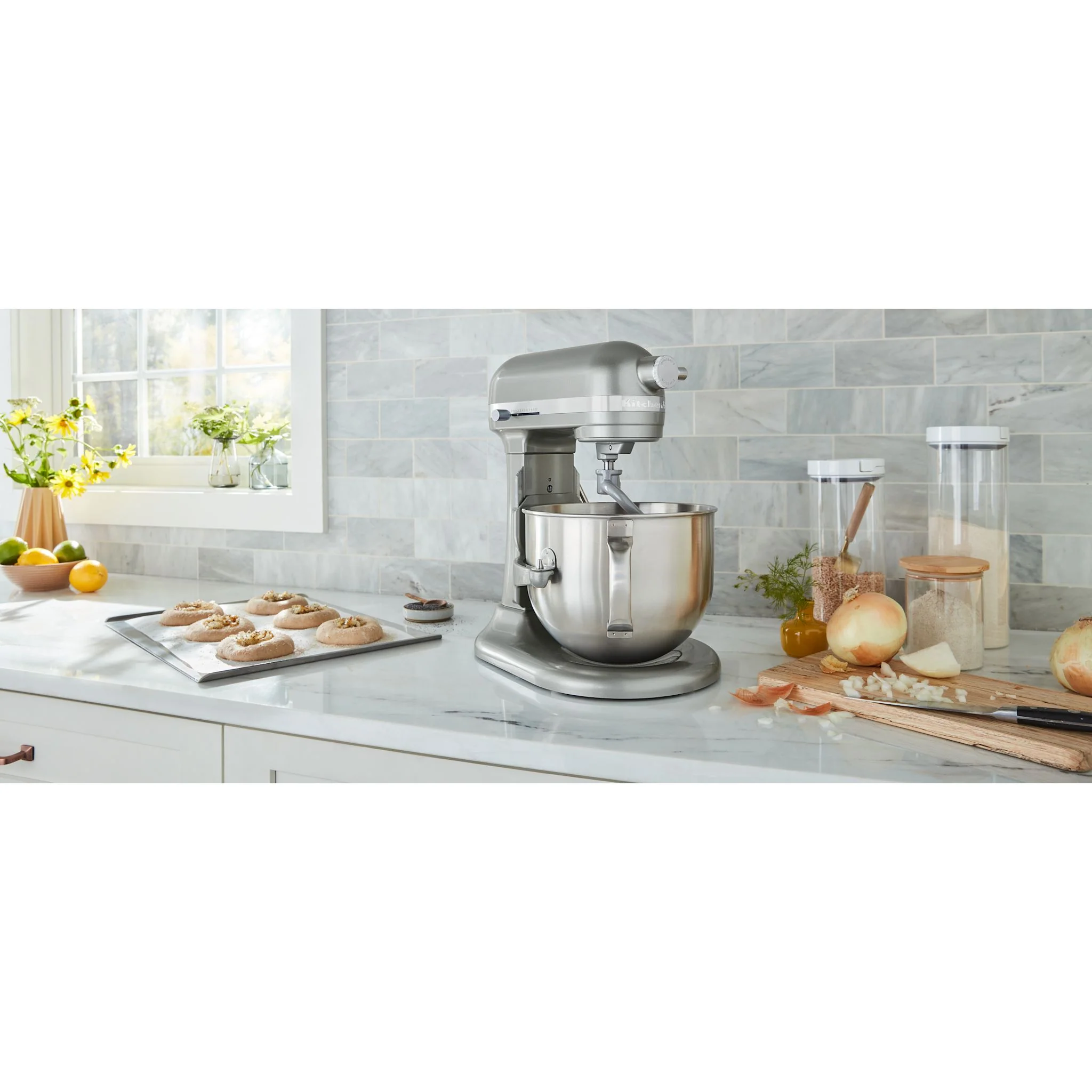 KitchenAid® 7 Quart Bowl-Lift Stand Mixer - Silver (KSM70SKXXCU) - Image 2