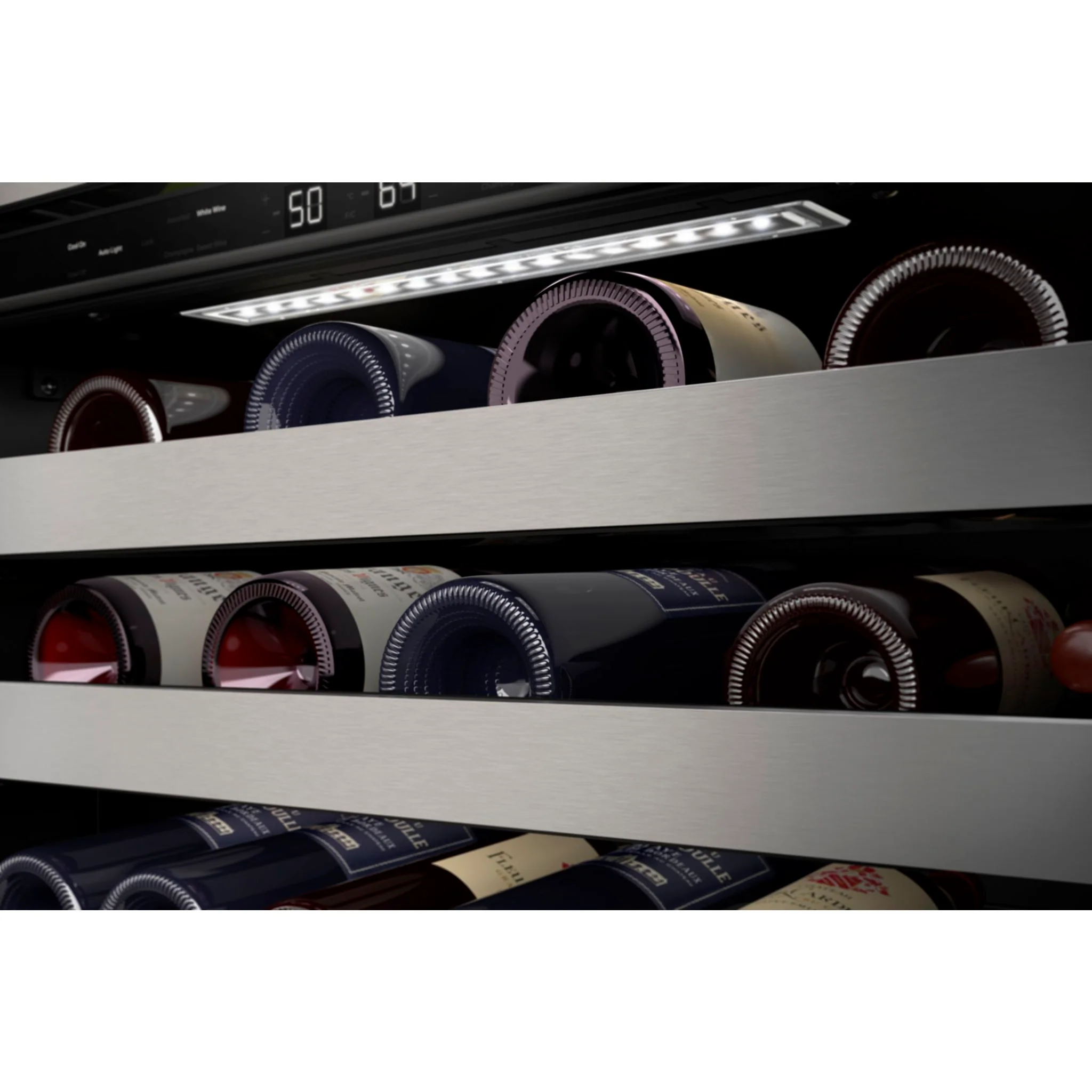 KitchenAid 24" Undercounter Wine Cellar with Glass Door and Metal-Front Racks - Stainless Steel (KUWR314KSS) - Image 7
