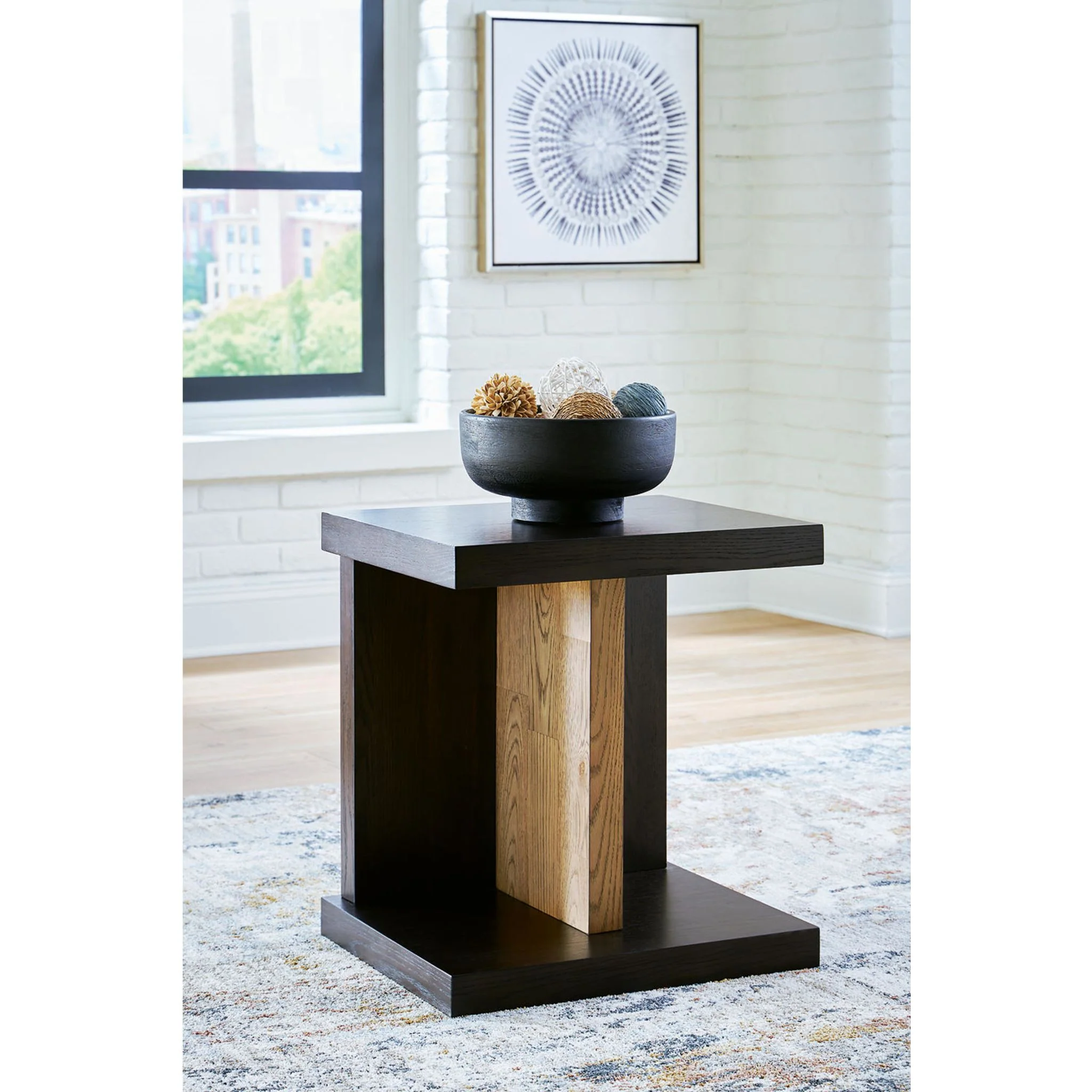 Kocomore Chairside End Table - Brown/Natural - Image 2