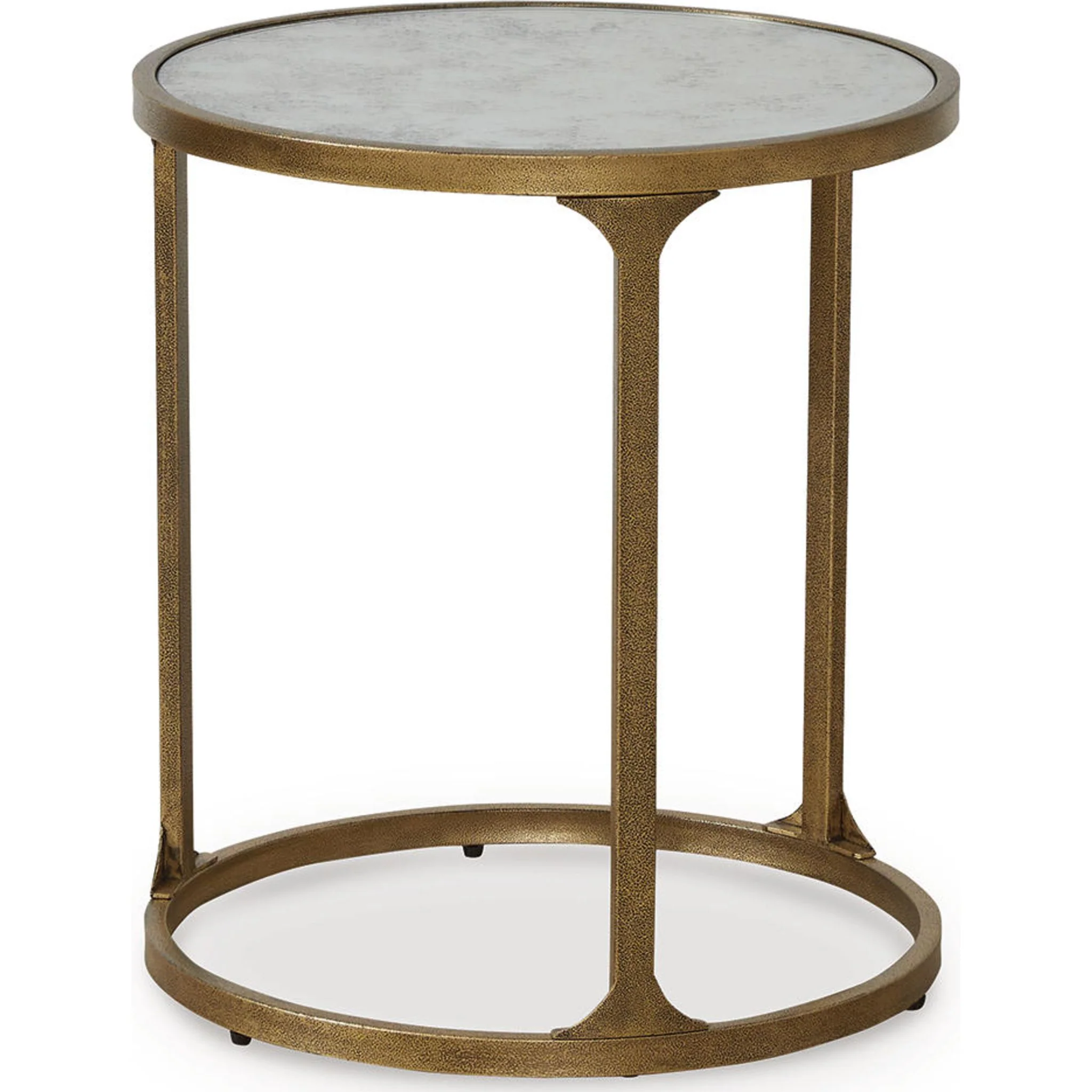 Korajane End Table - Antique Gold