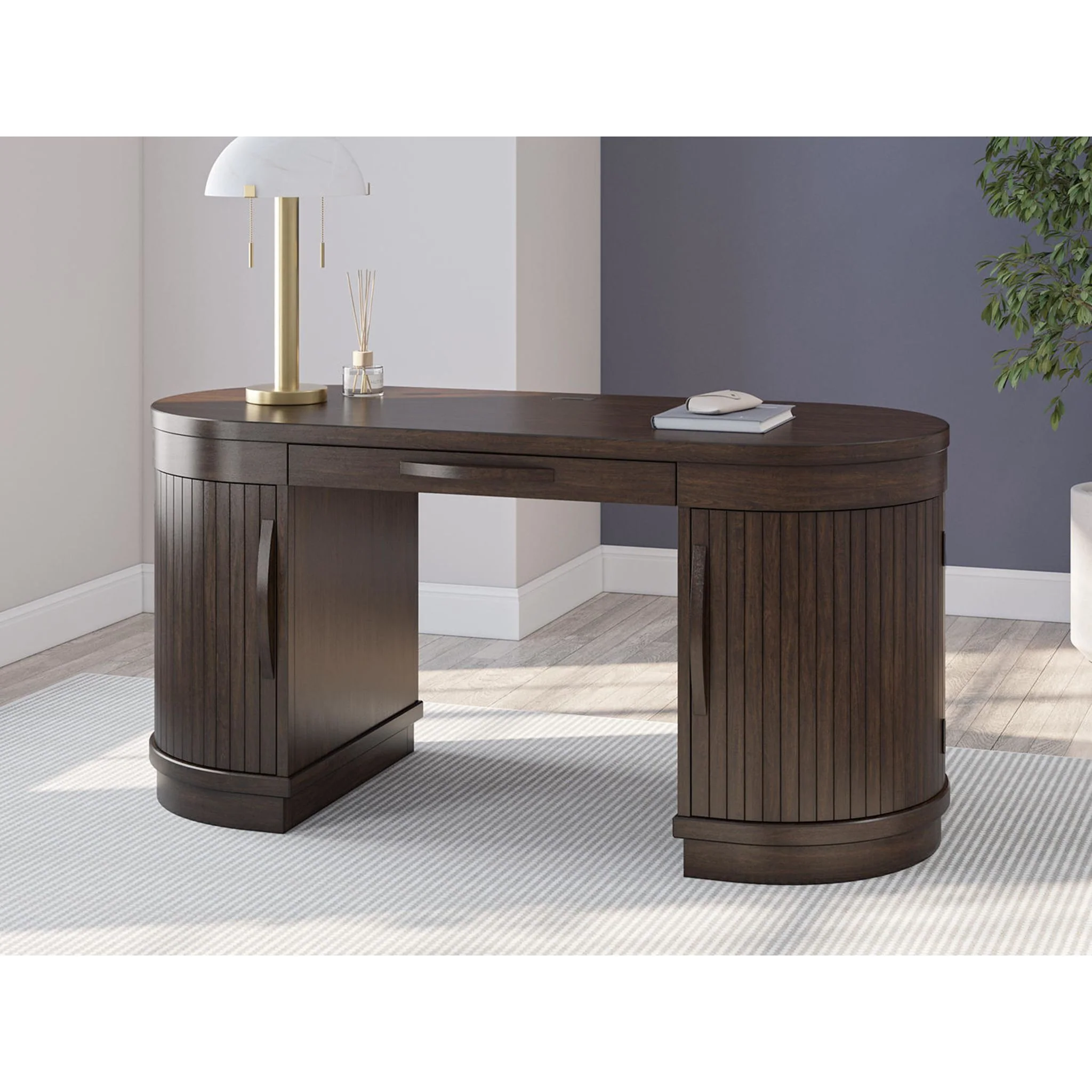 Korestone Desk - Warm Brown - Image 2