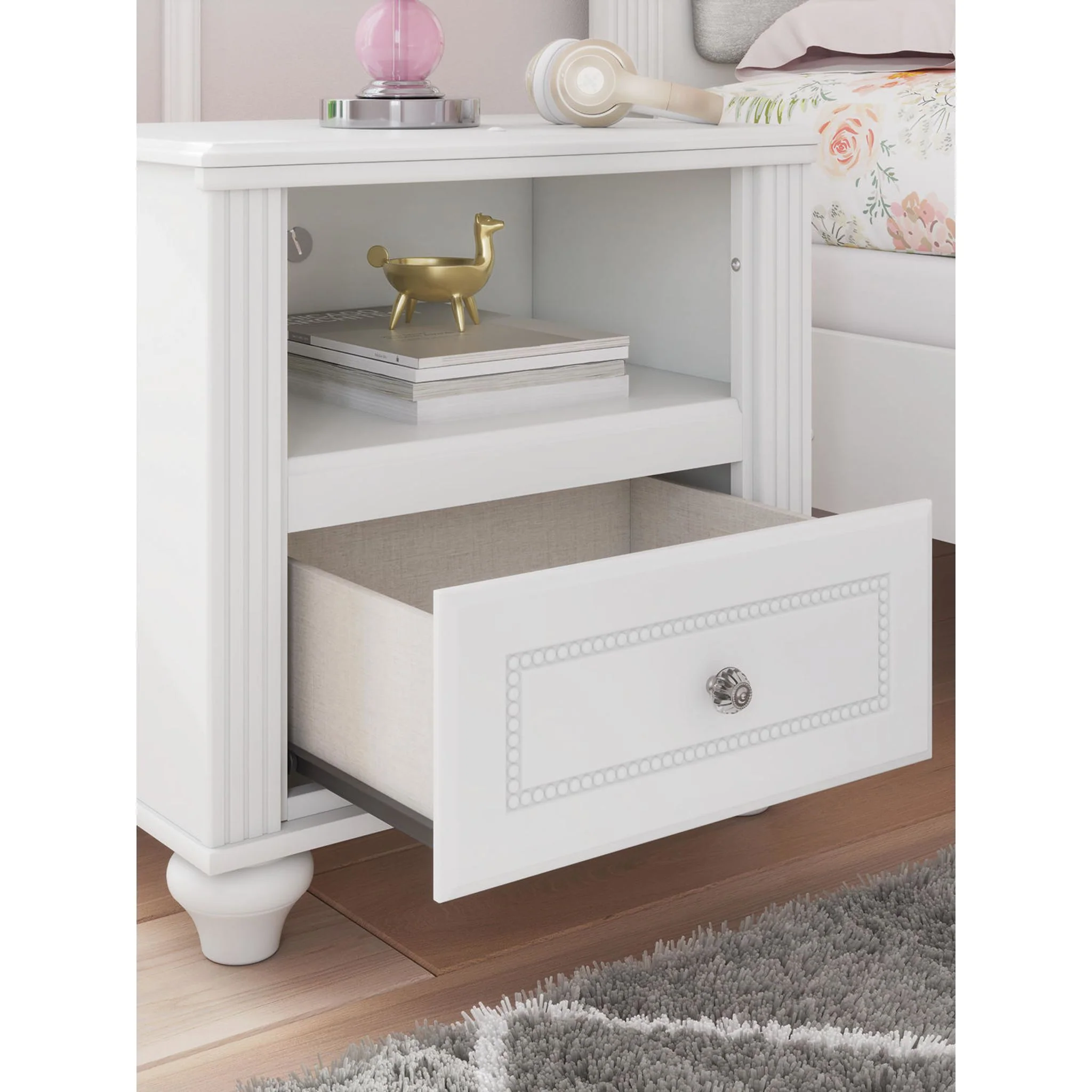 Kozlani 6 Piece Full Storage Bedroom - White - Image 23
