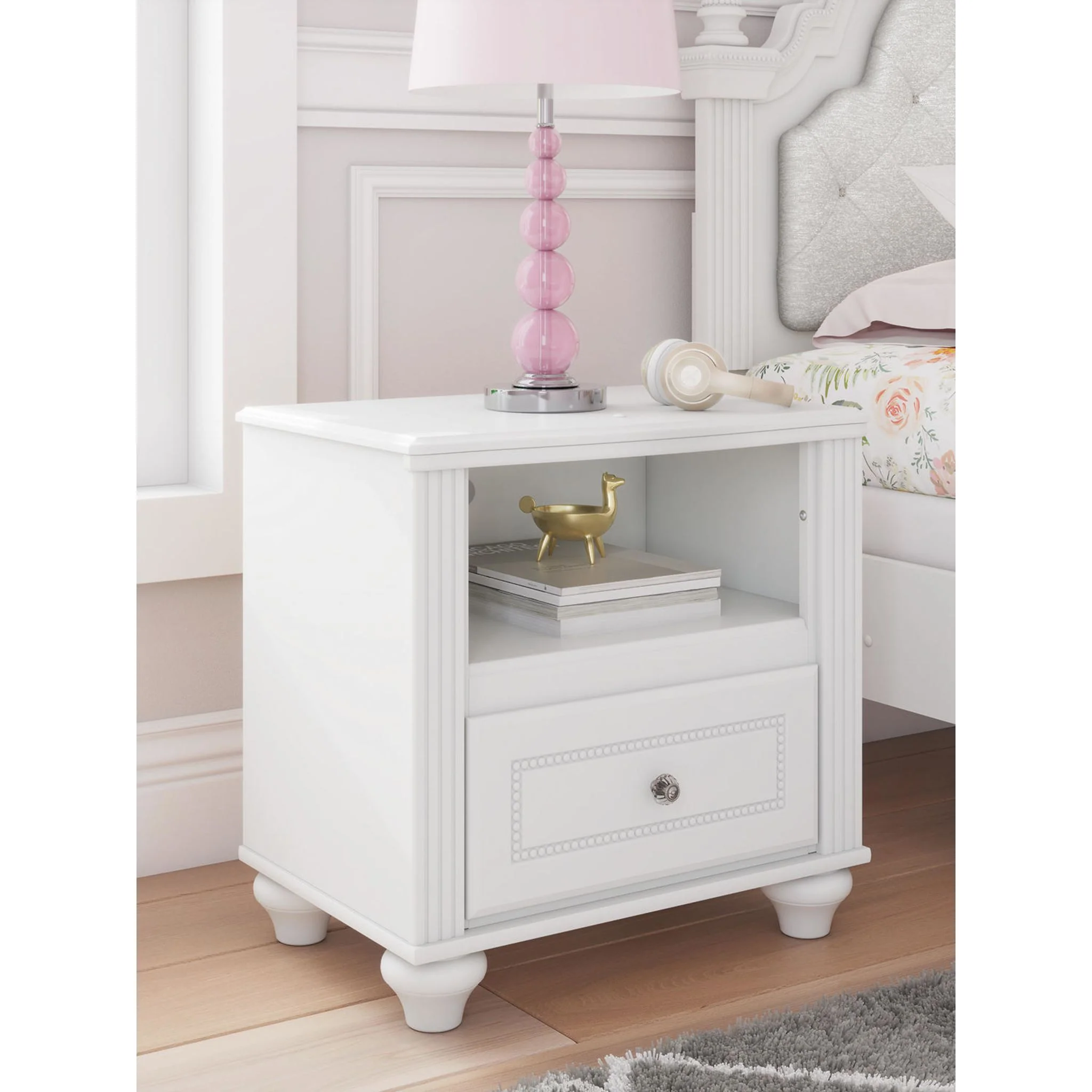 Kozlani 6 Piece Twin Panel Bedroom - White - Image 28