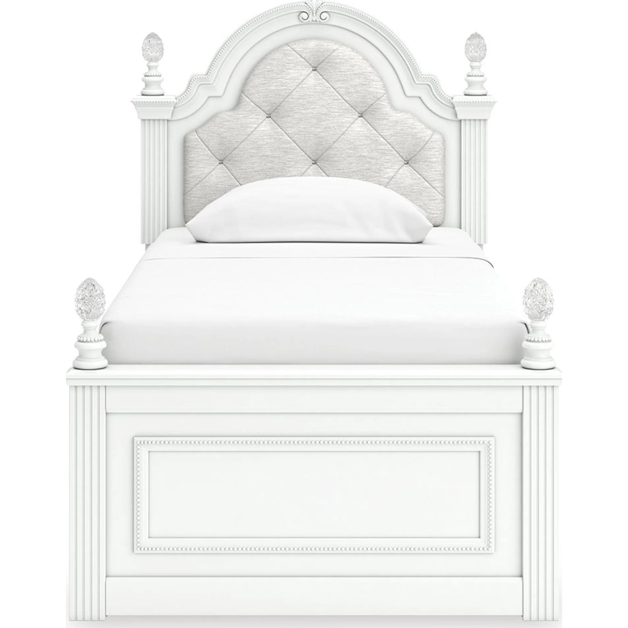 Kozlani 6 Piece Twin Panel Bedroom - White - Image 8