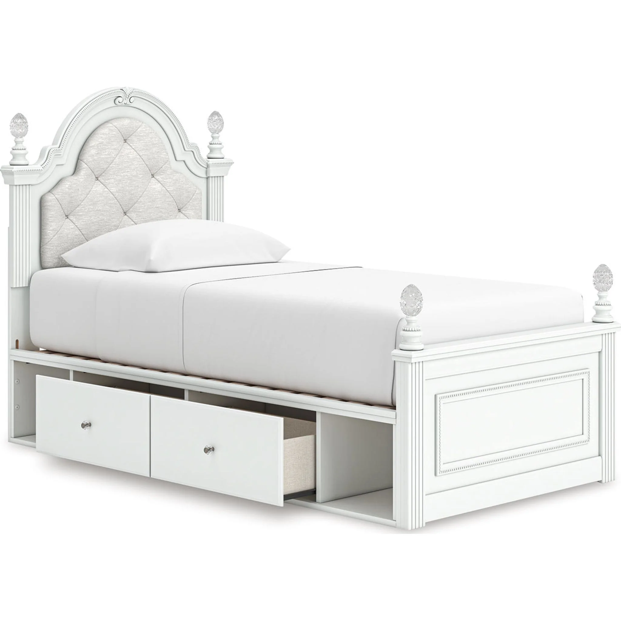 Kozlani 6 Piece Twin Storage Bedroom - White - Image 4