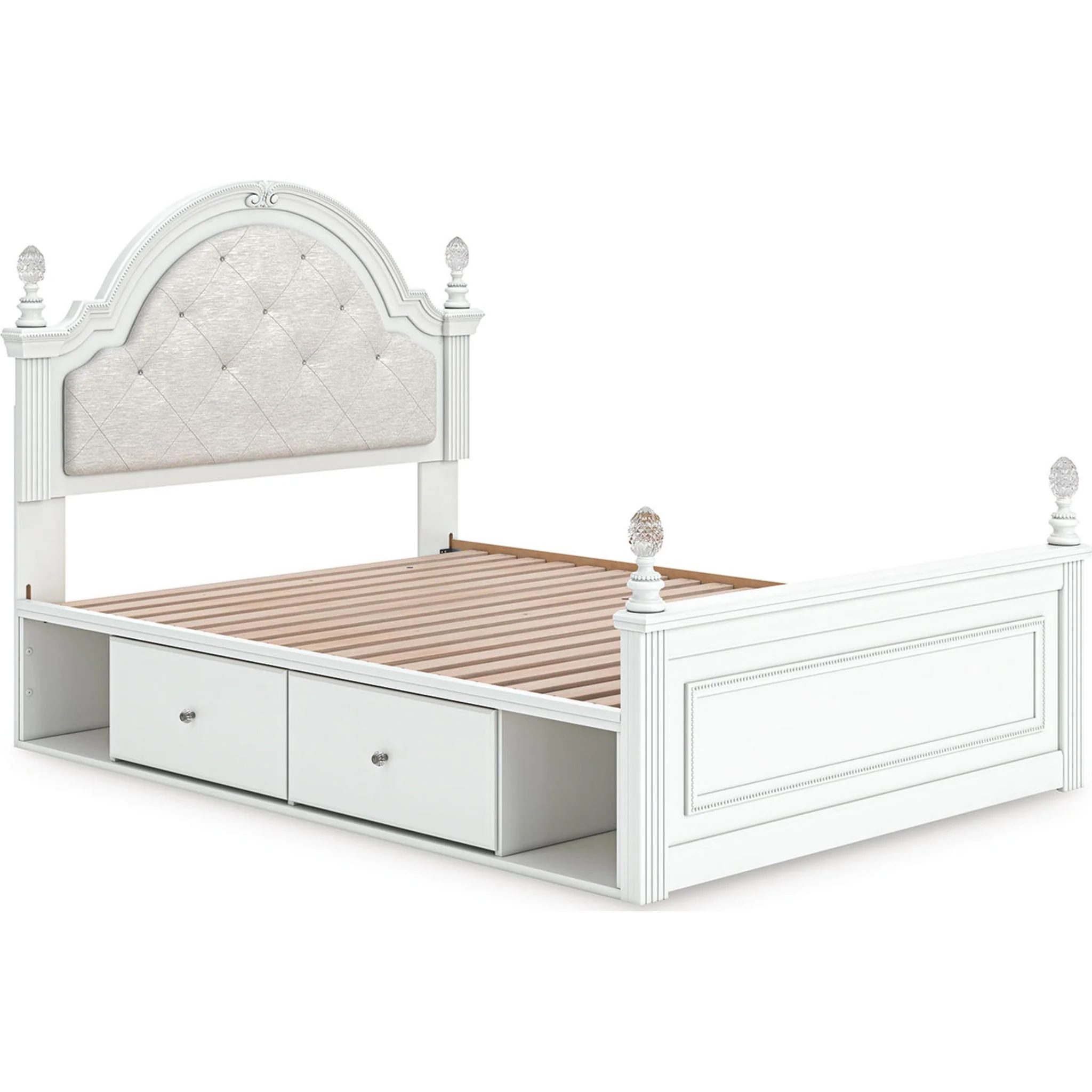 Kozlani Full Storage Bed - White - Image 4