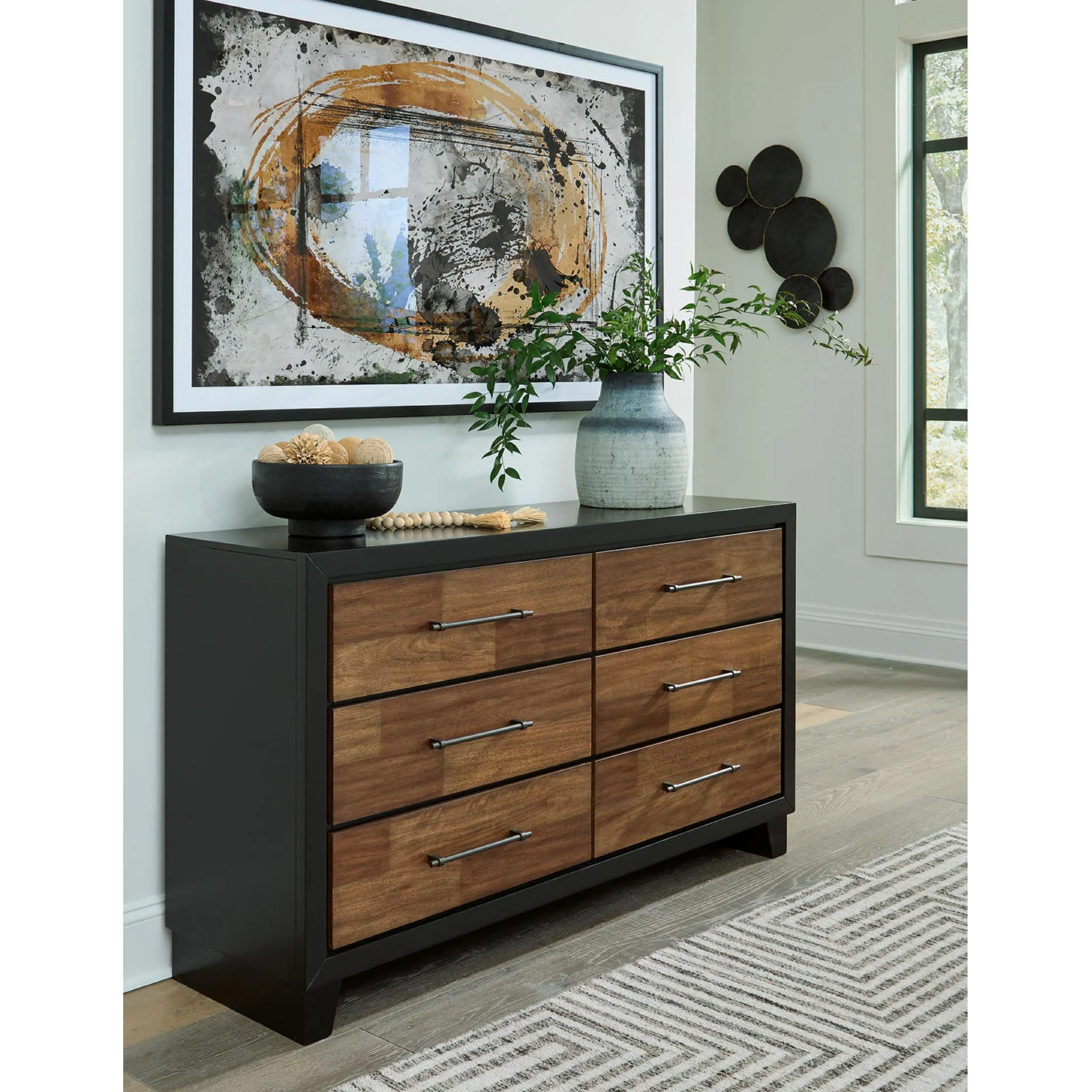 Kraeburn Dresser - Brown/Black - Image 2