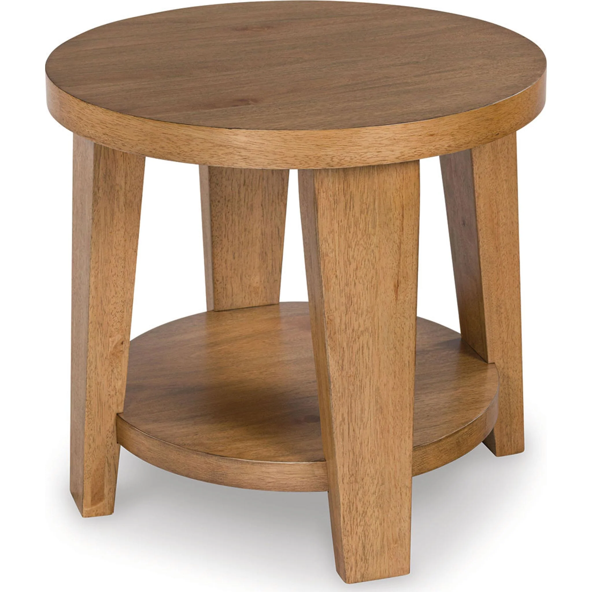 Kristiland End Table - Light Brown - Image 8