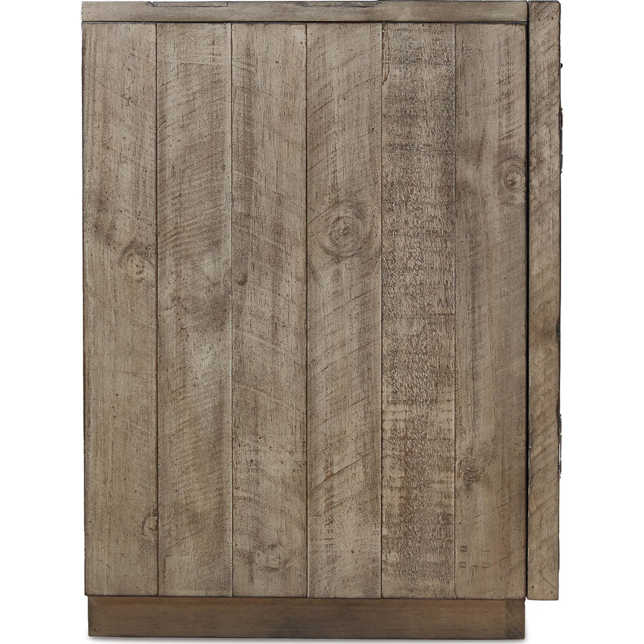 Krystanza TV Stand with Fireplace - Weathered Gray - Image 3