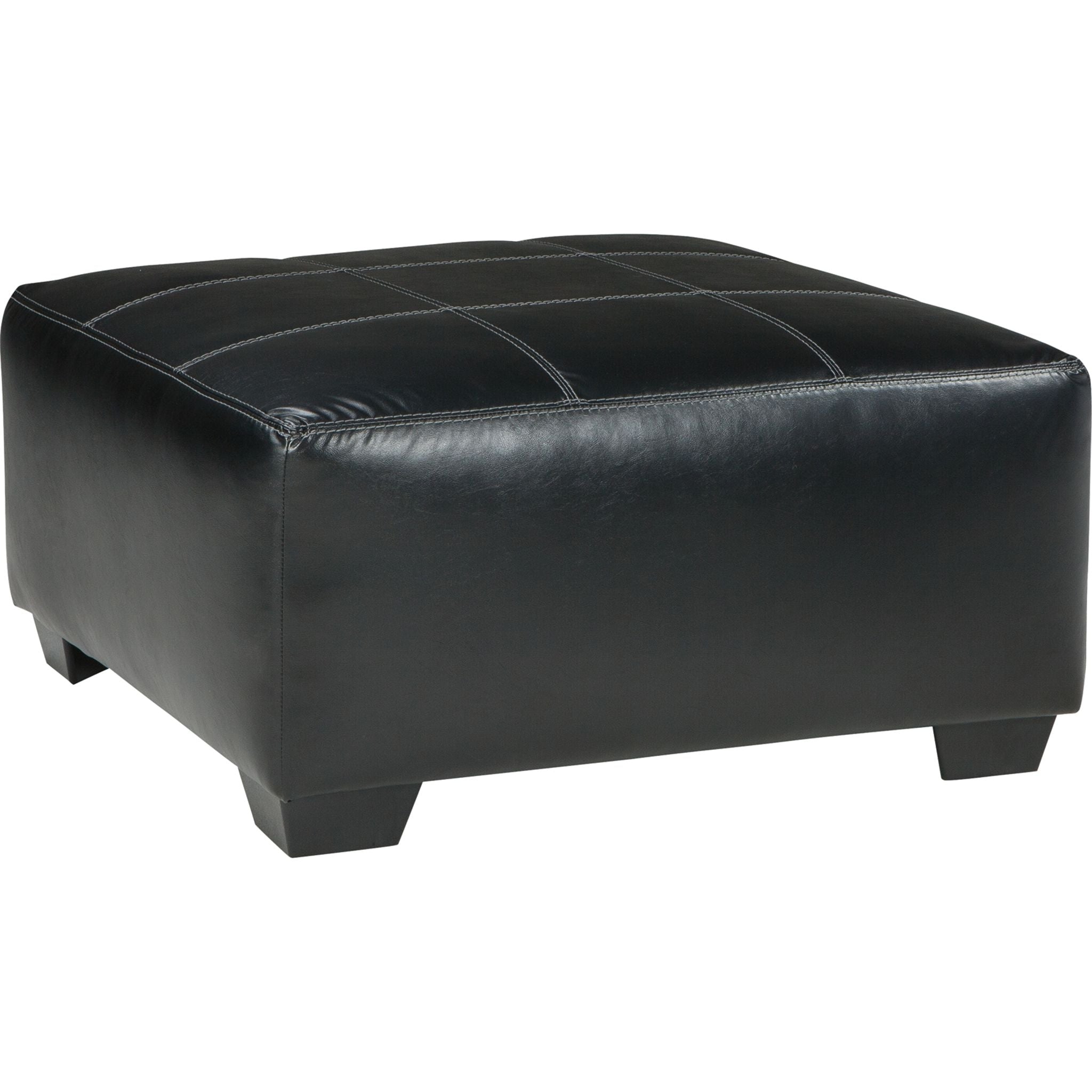 Kumasi Oversized Accent Ottoman - Smoke