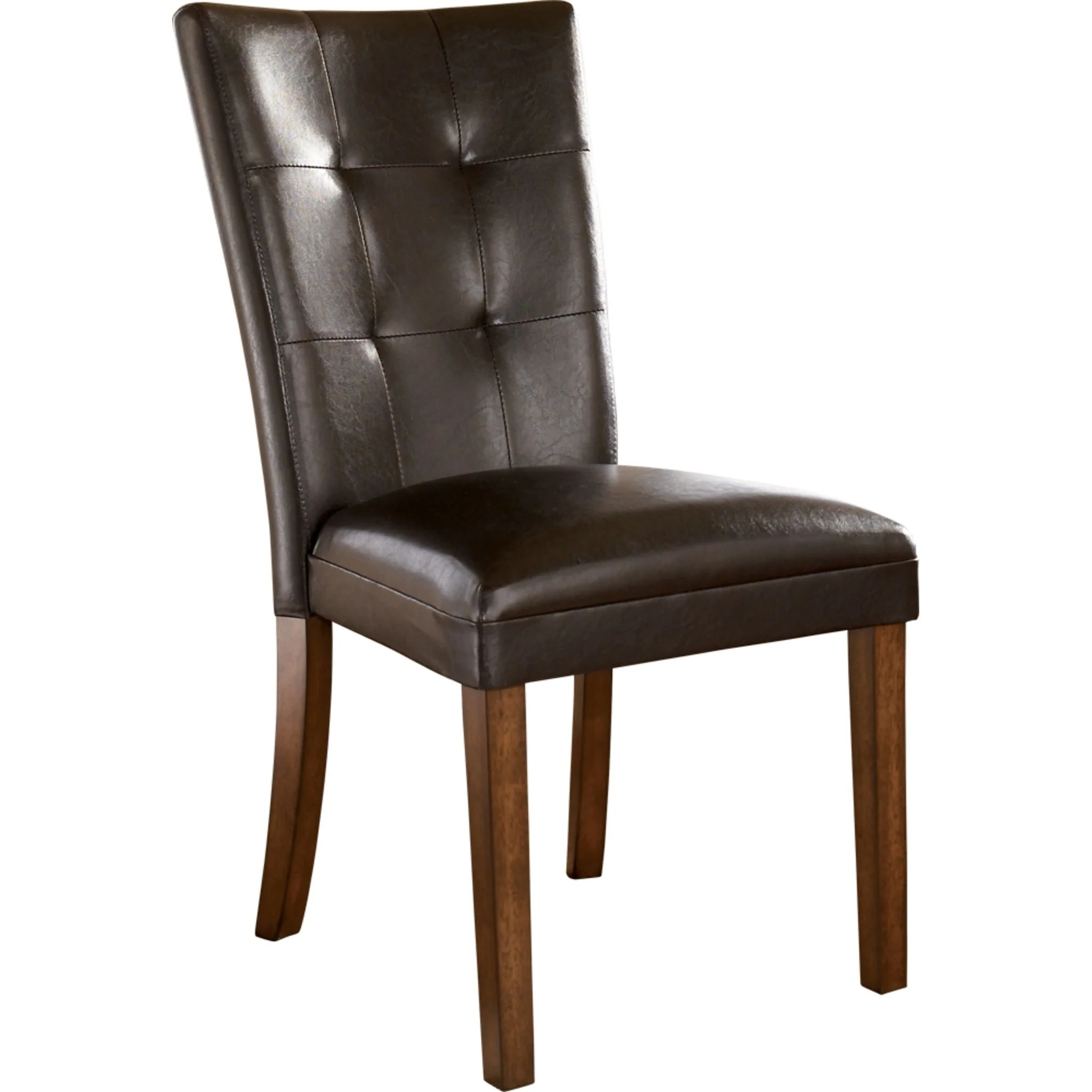 Lacey Parson Side Chair - Dark Brown - (D328-01)