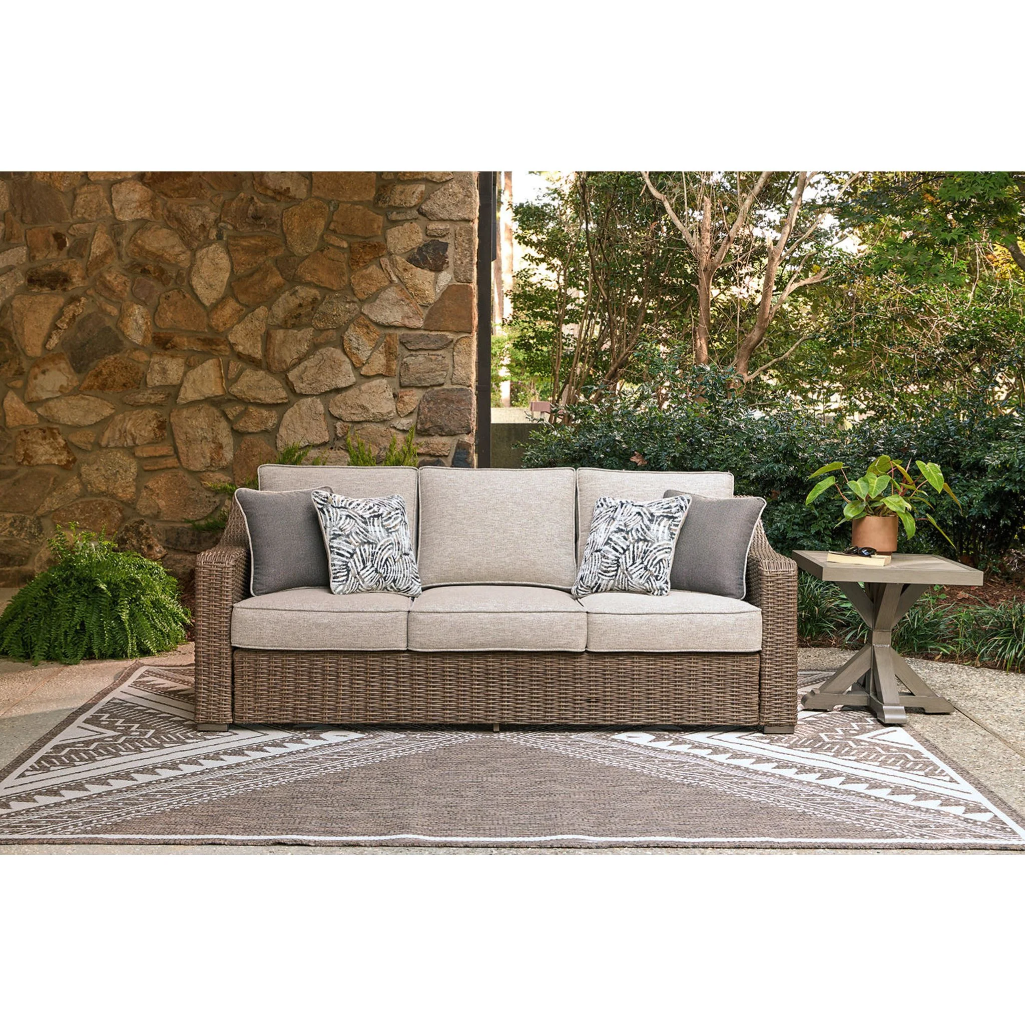Laguna Heights 3 Piece Outdoor Seating - Beige - Image 9