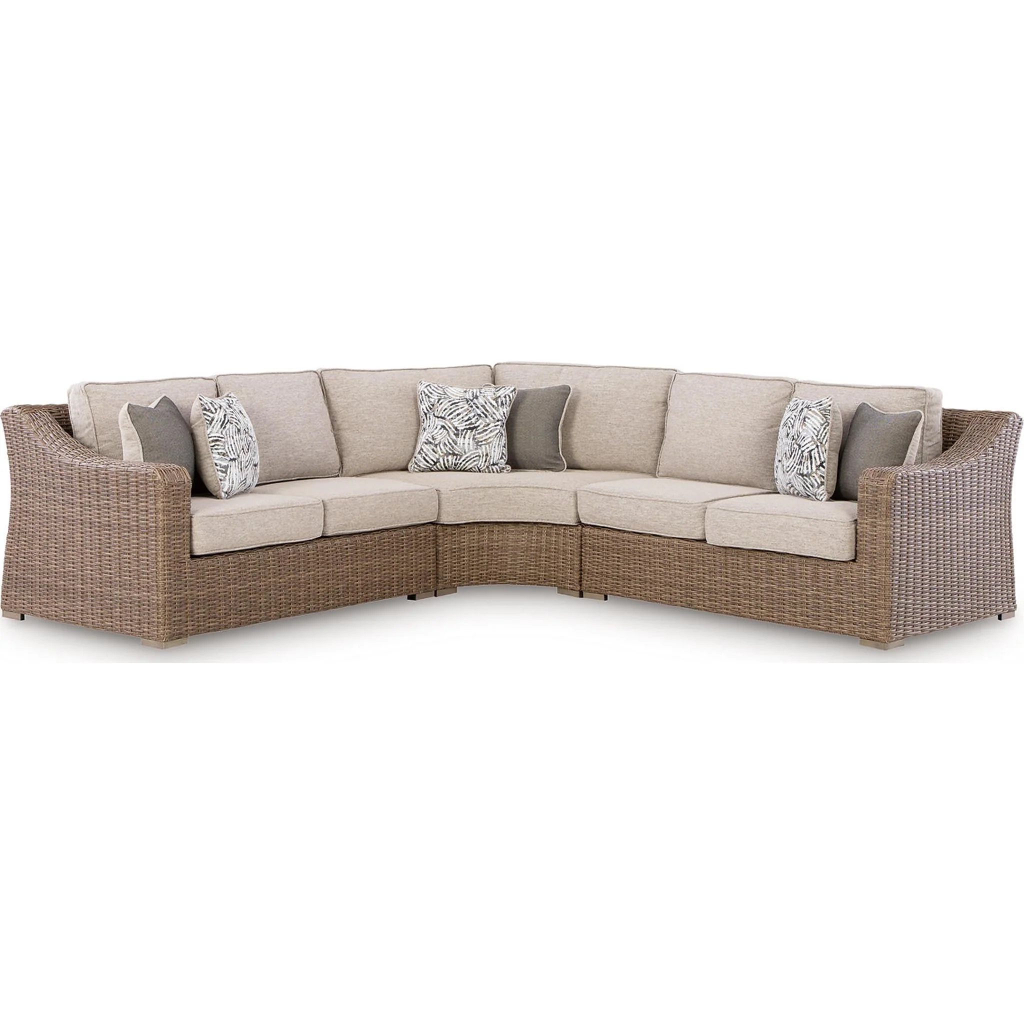 Laguna Heights 3-Piece Outdoor Sectional - Beige