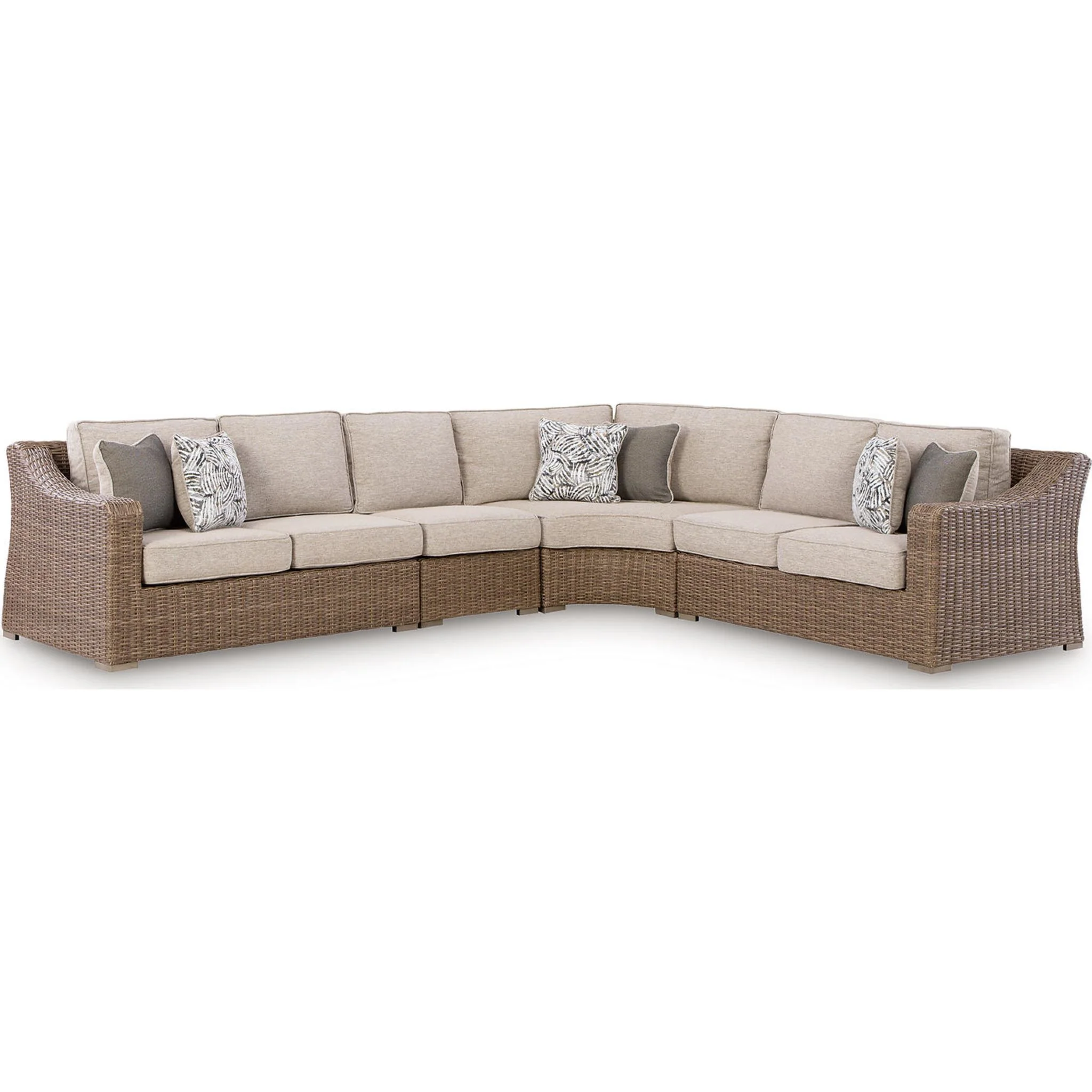 Laguna Heights 4 Piece Outdoor Sectional - Beige