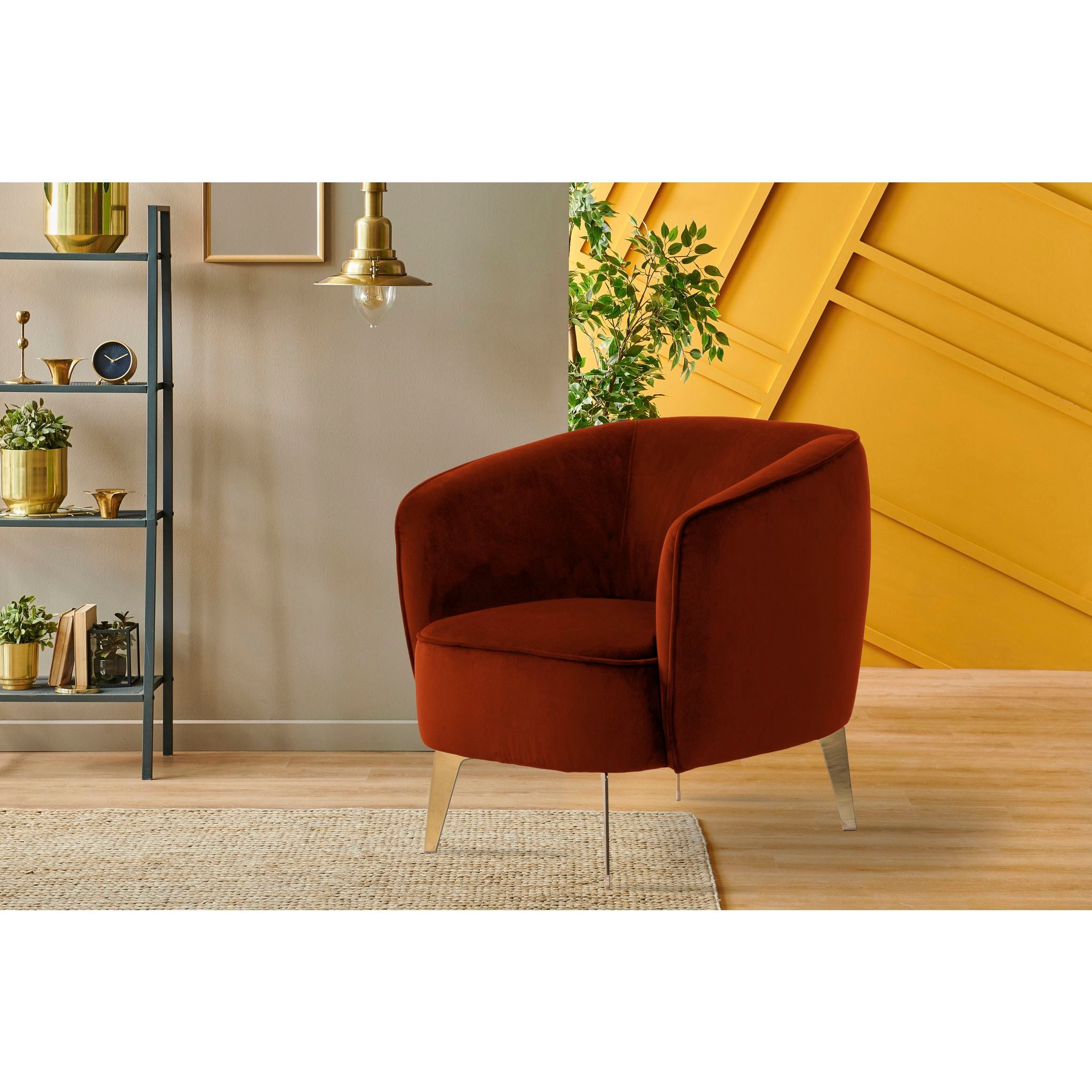 Lainey Accent Chair - Plush Amber - Image 10