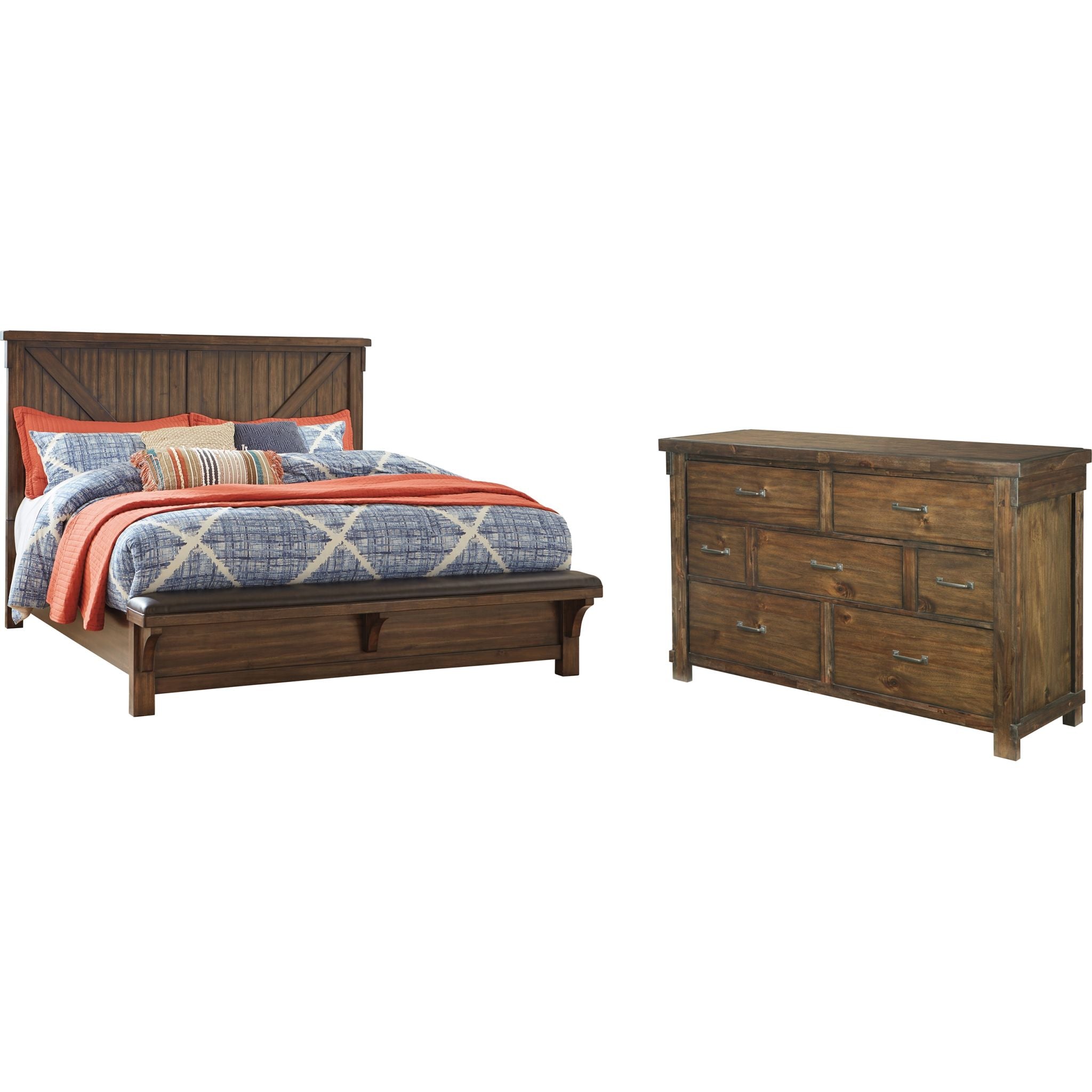 Lakeleigh 4 Piece Bedroom Package - Brown