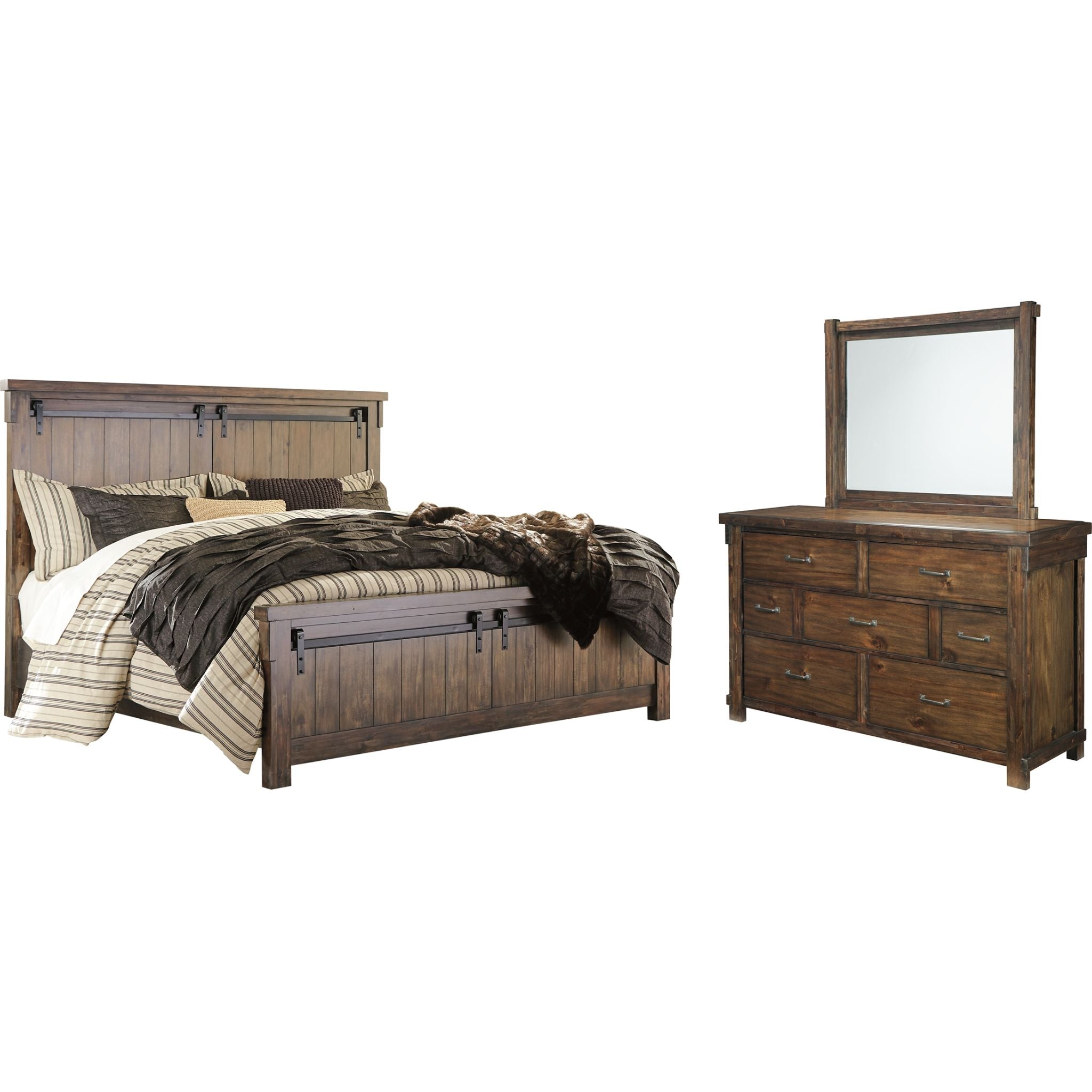 Lakeleigh 5 Piece Bedroom Package - Brown
