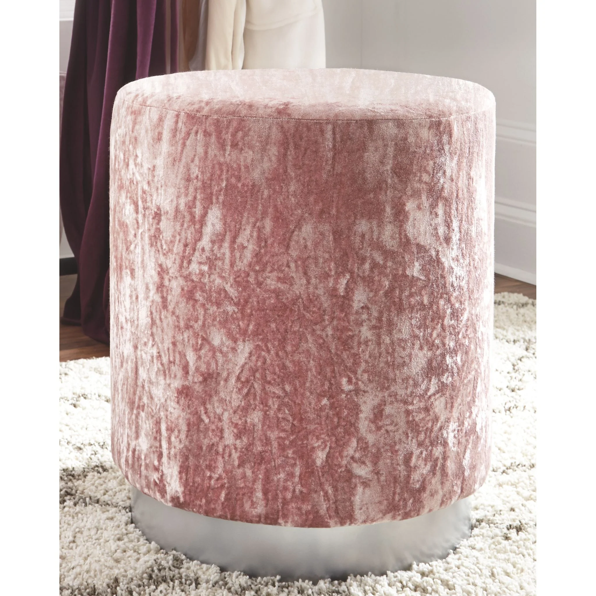 Lancer Accent Ottoman - Pink - Image 2