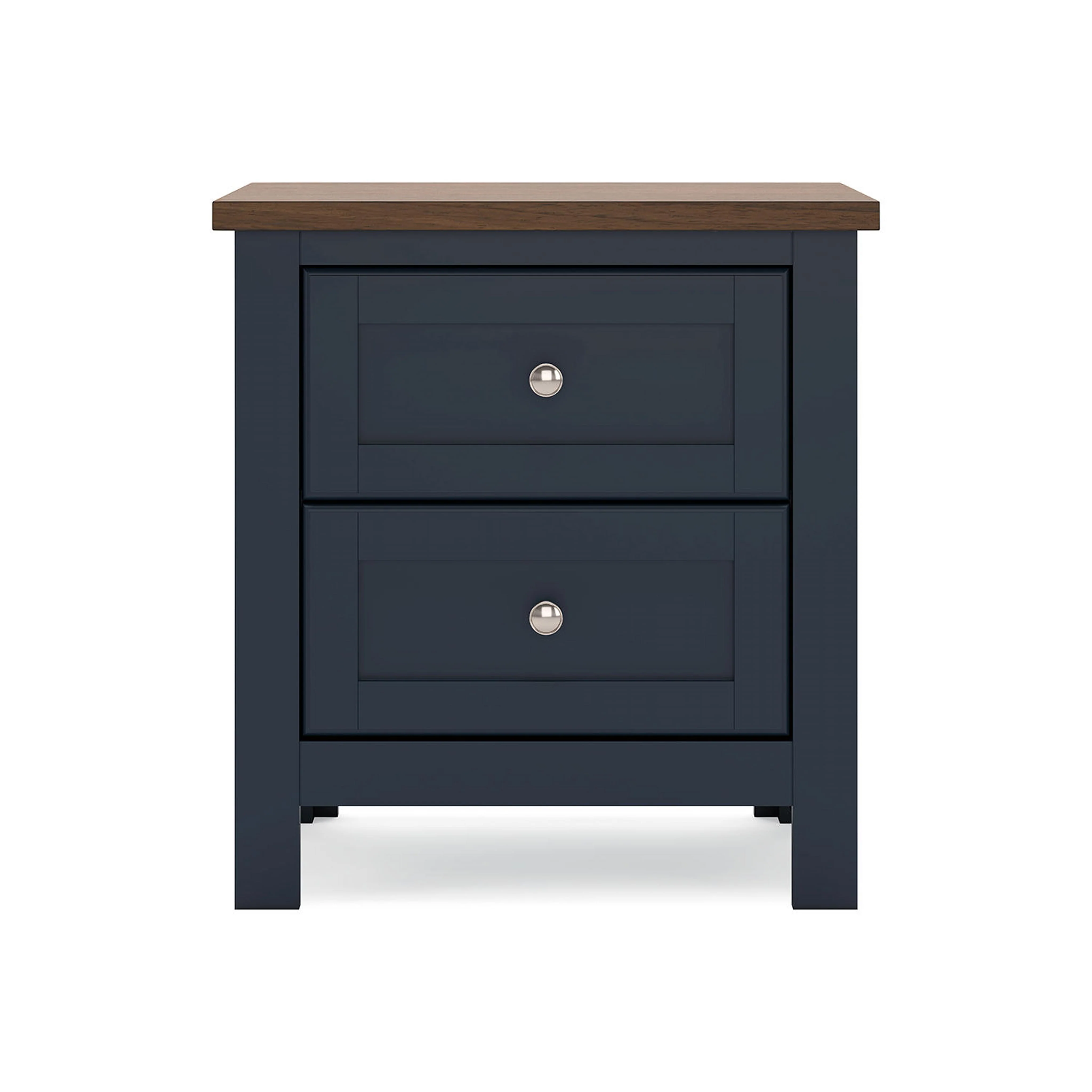 Landocken 6 Piece Panel Bedroom - Blue/Brown - Image 47