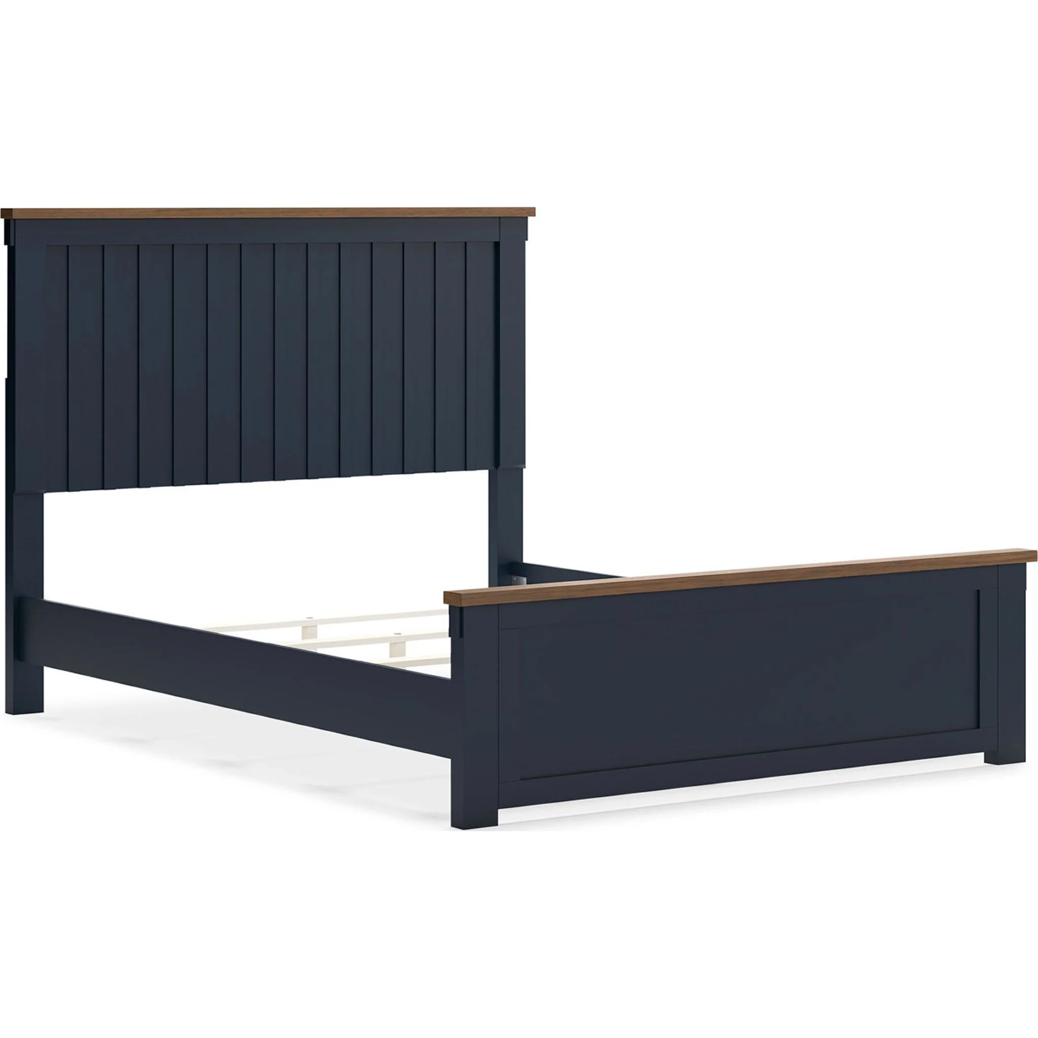 Landocken 6 Piece Queen Panel Bedroom - Blue/Brown - Image 10