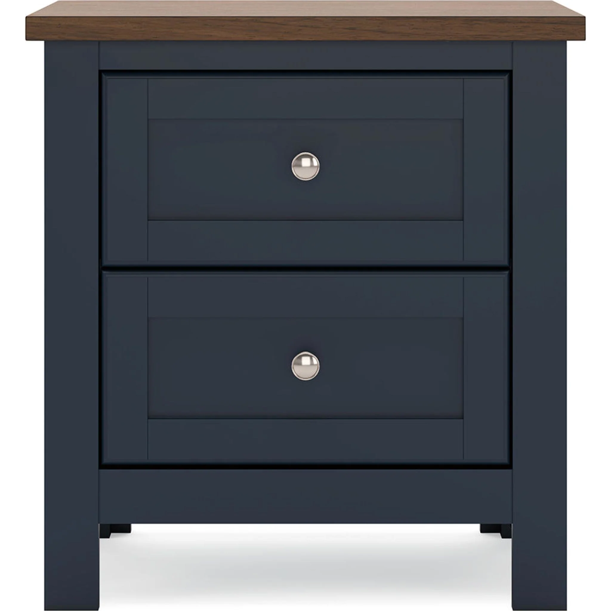 Landocken 6 Piece Queen Panel Bedroom - Blue/Brown - Image 21